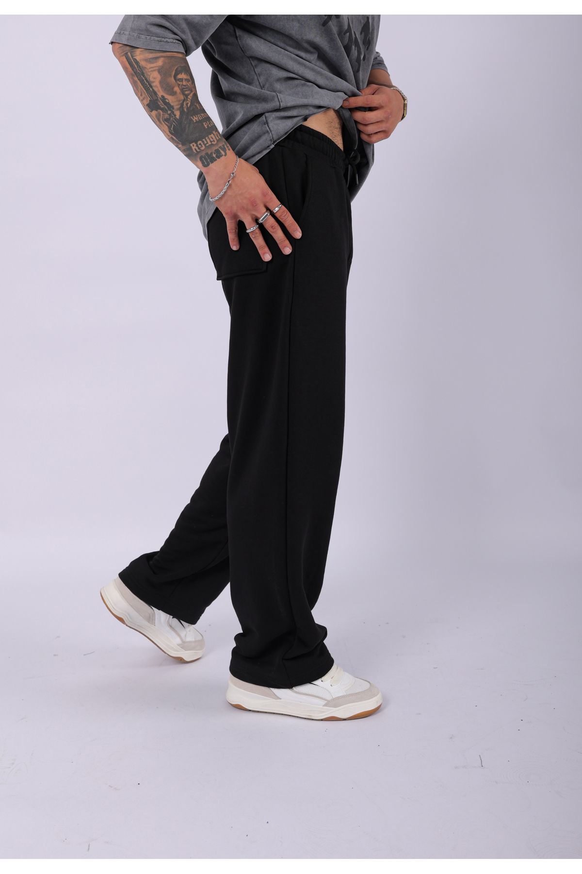 Lescho NAKIŞLI BAGGY EŞOFMAN ALTI 3 İPLİK