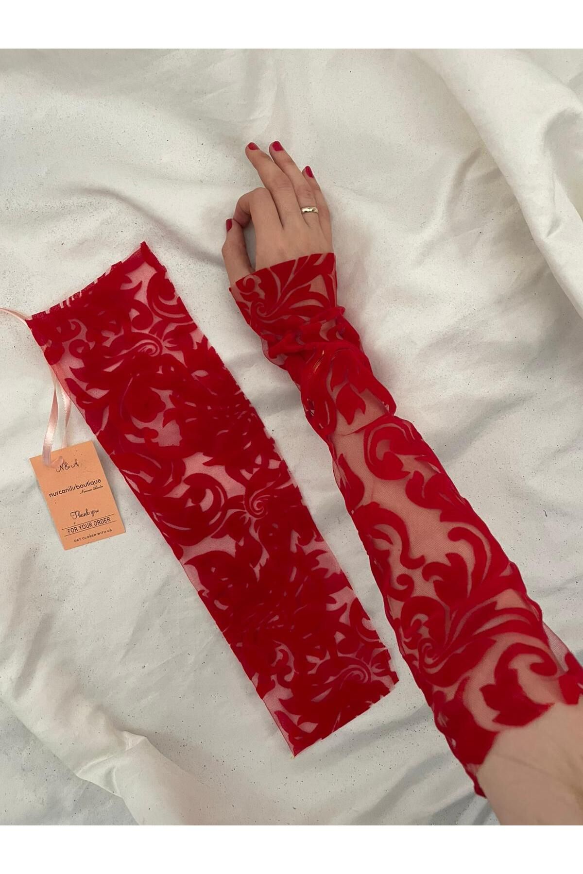 Nurcanilirboutique KIRMIZI HENNA ELDİVEN KOLLUK