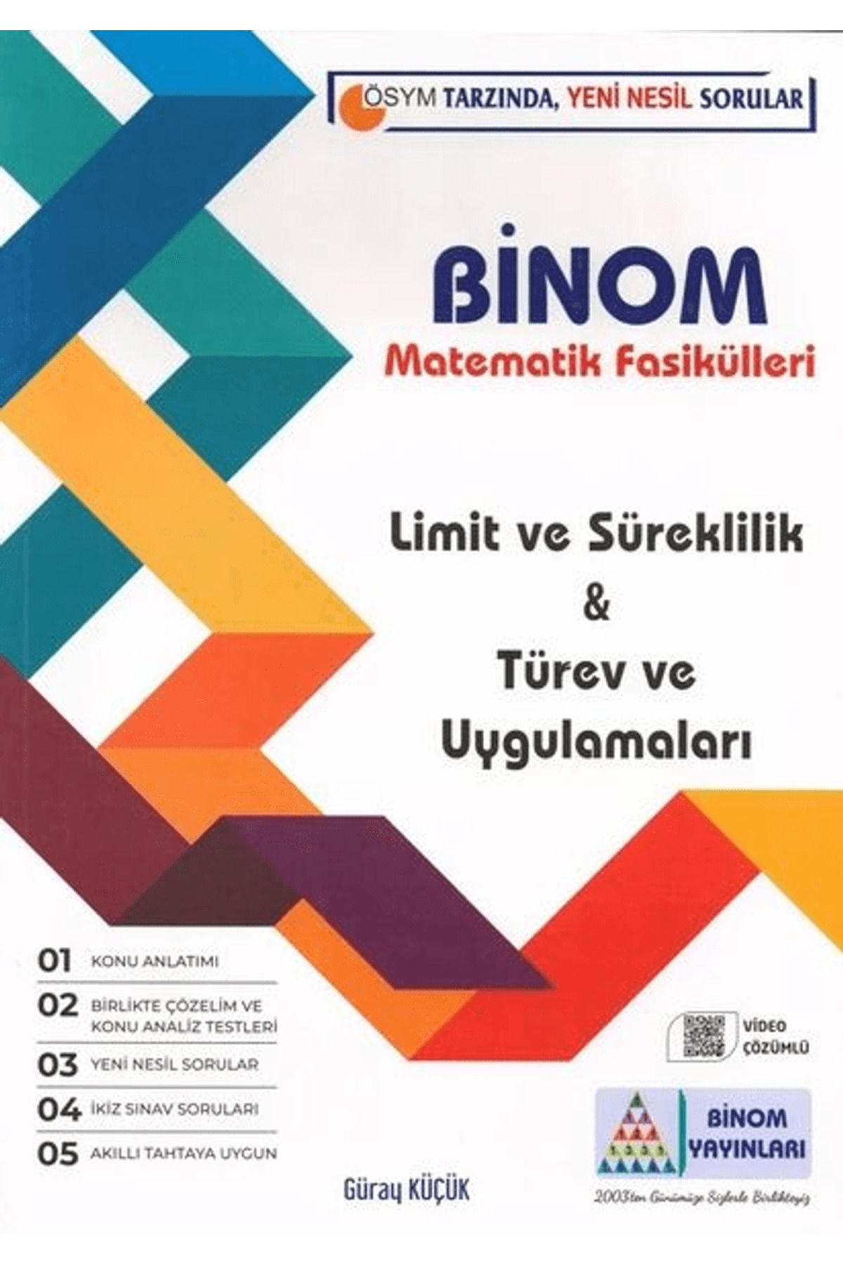 Gür Yayınları Binom Limit ve Süreklilik & Türev ve Uygulamaları / Güray Küçük / Gür Yayınları / 9786258247169