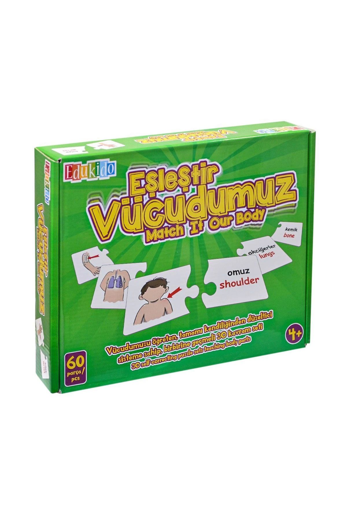 MELFSHOP EDU-1008 Vücudumuz Eşleştir Oyunu -Chiva