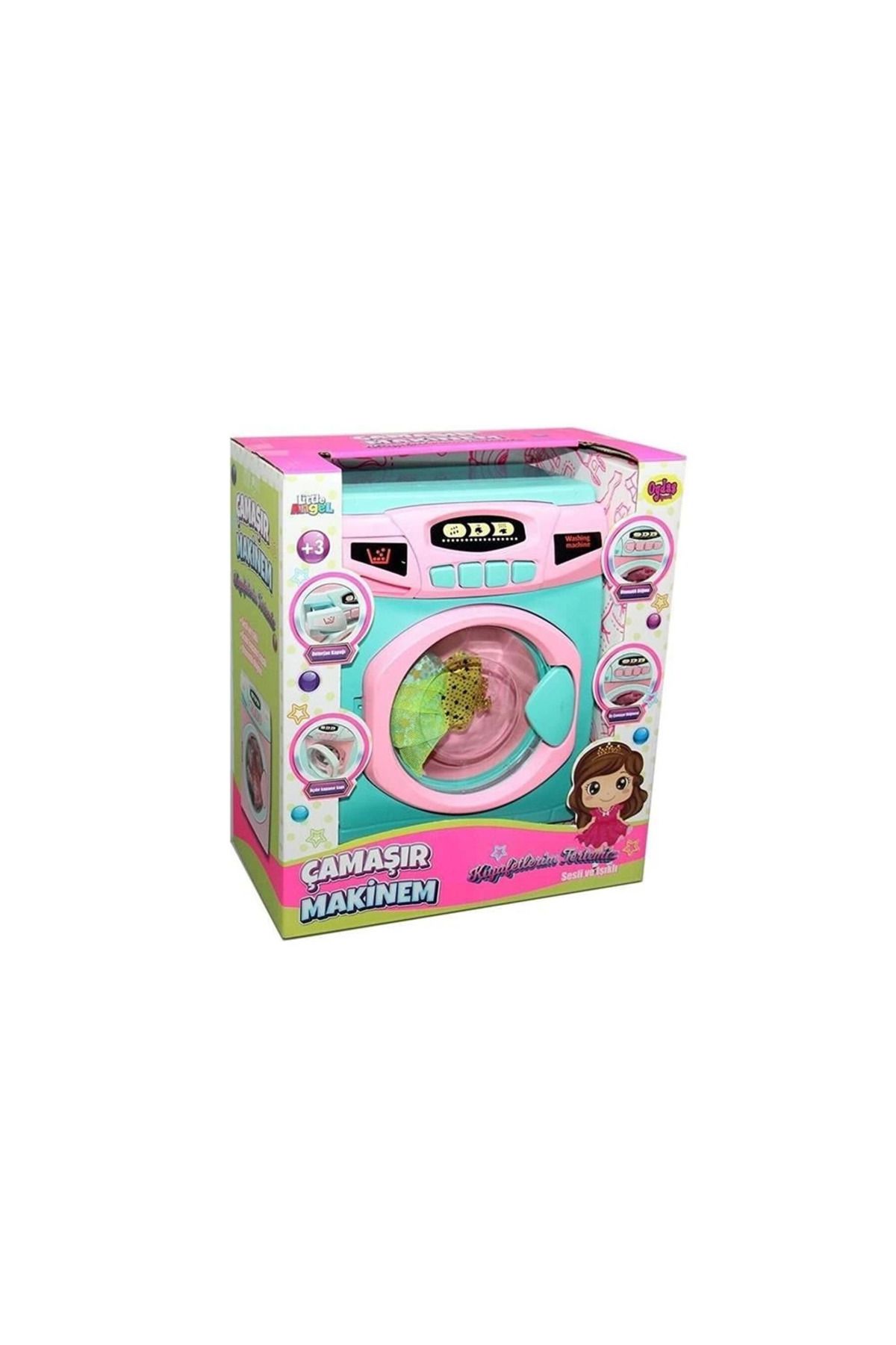 Angoravi Pilli Büyük Boy Çamaşır Makinesi Oyuncak