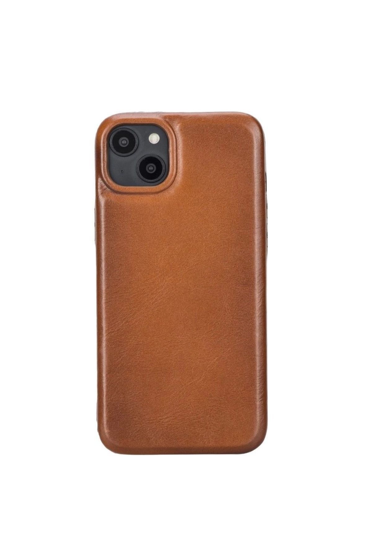 Angoravi Apple iPhone 14 Plus Uyumlu Deri Arka Kapak ROCK RST2EF