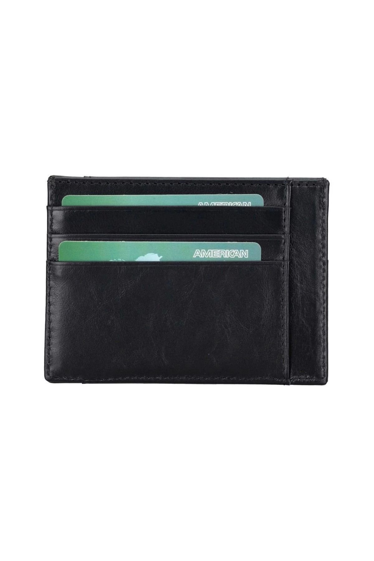 MELFSHOP Deri Kartlık BLWL018 RST1 Siyah