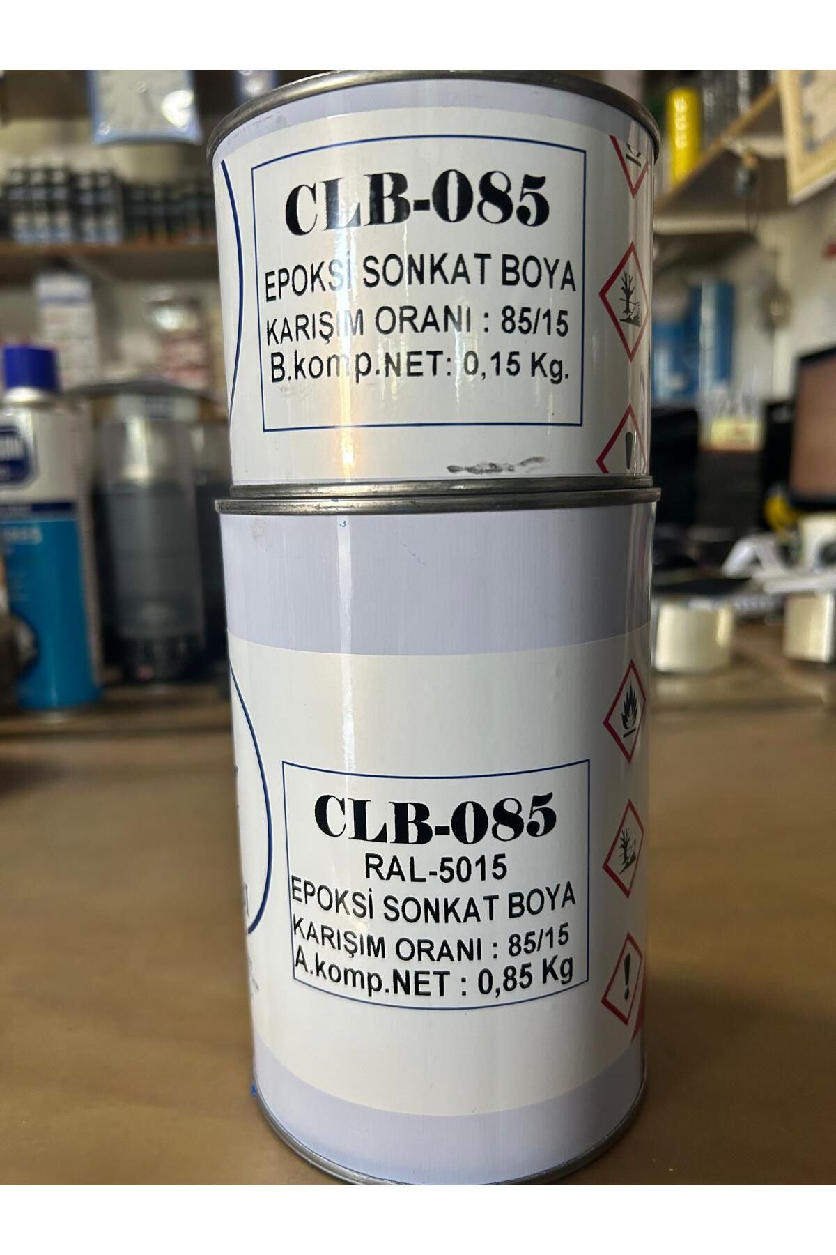 Spreycim ÇELEBİ MARİN EPOKSİ SON KAT BOYA RAL5015 MAVİ 1 KG
