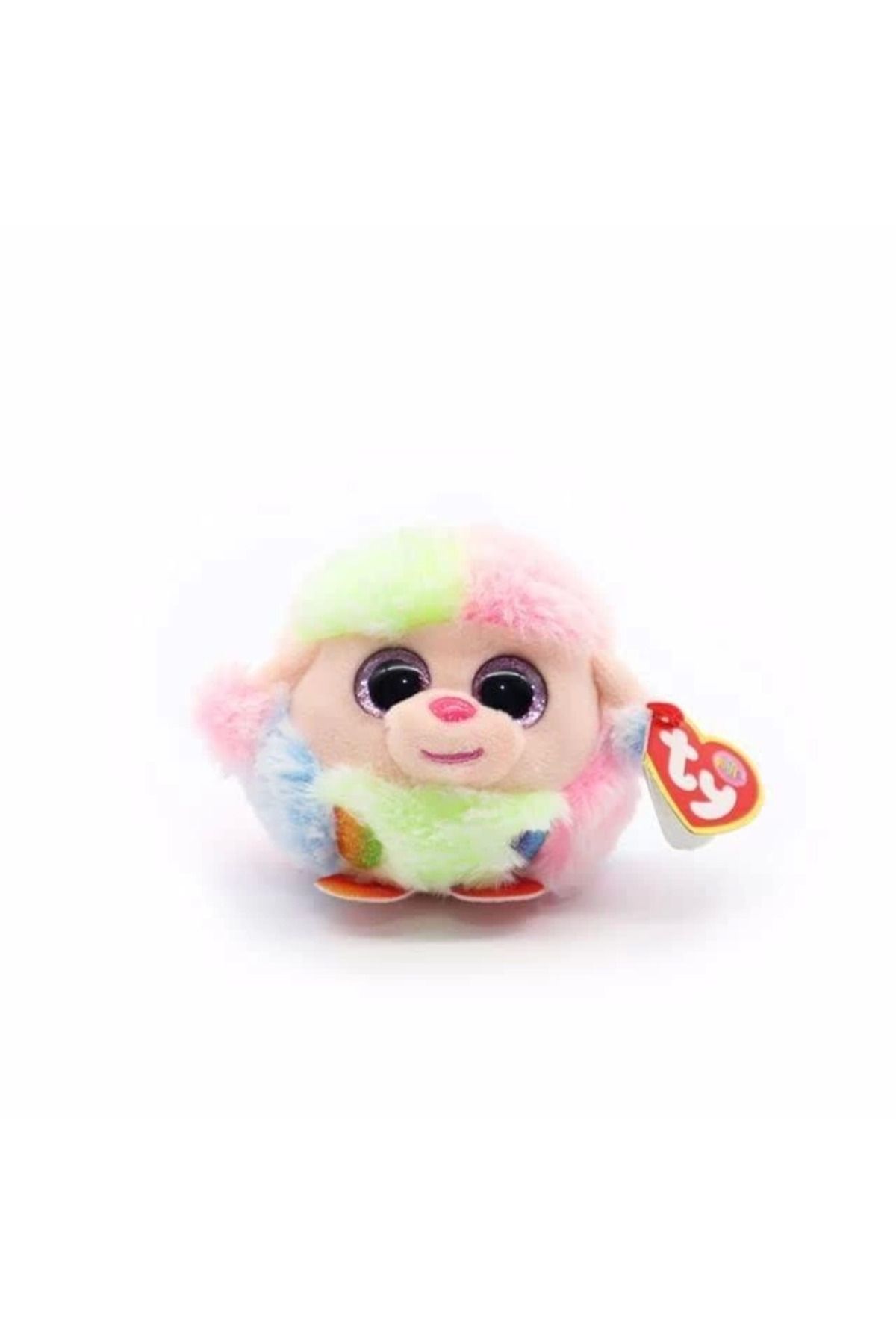 Angoravi Ty Puffies Peluş Köpek Kaniş Rainbow 7 cm