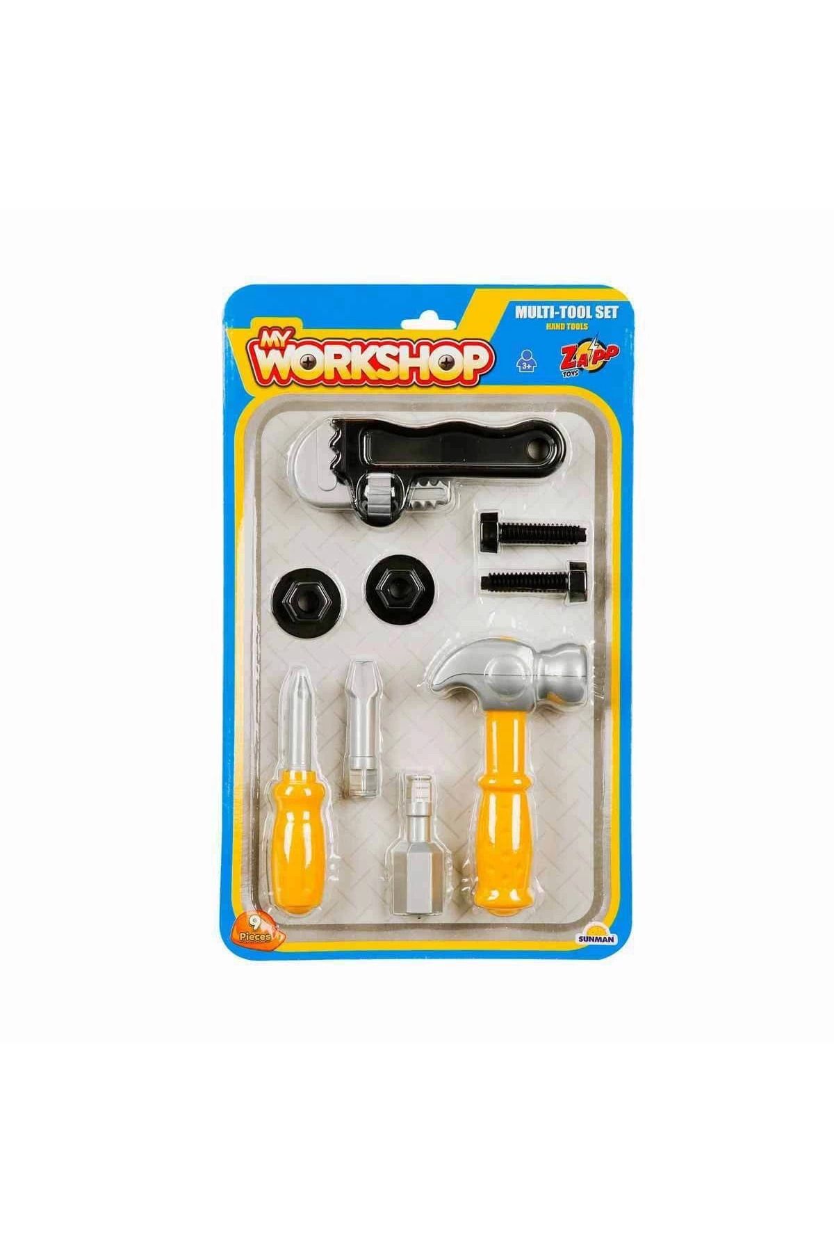 ÖYKÜ VE YİĞİT 3719 Zapp Toys My Workshop Tamir Seti 9 Parça - 1 Set Fiyatı-Stokta Olan Gönderilir
