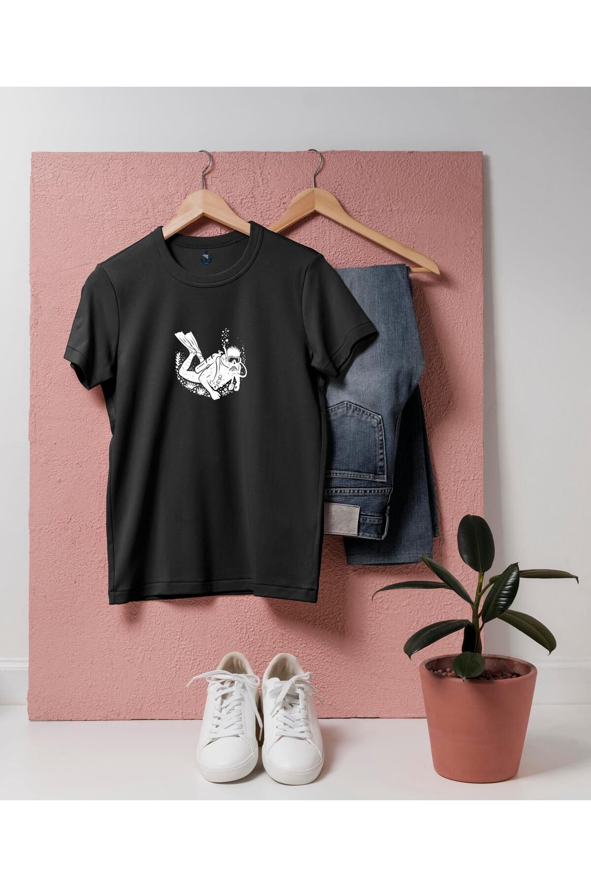 bahriyeli.jpeg Oversize Birinci Sınıf Dalgıç / Diver 4 Tasarım unisex T-shirt