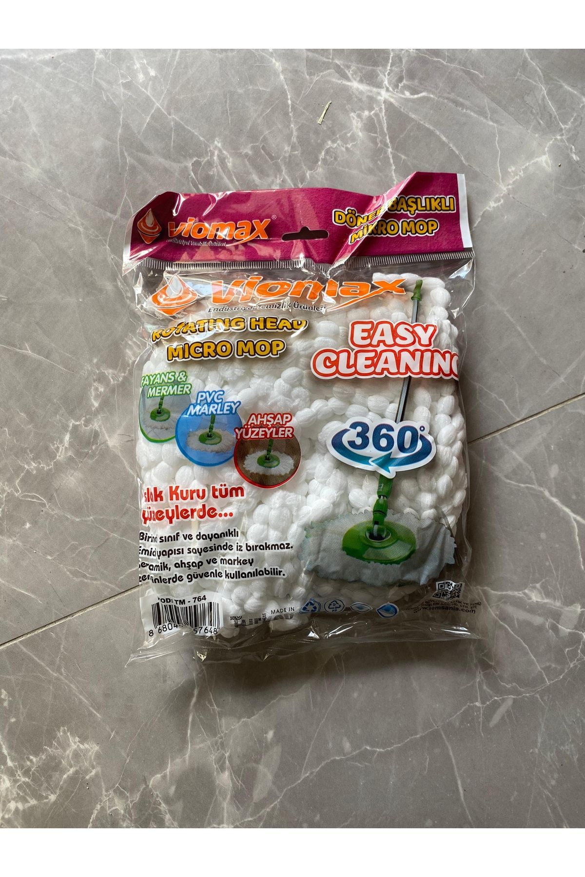 auto Dönerbaşlıklı Mikro Mop
