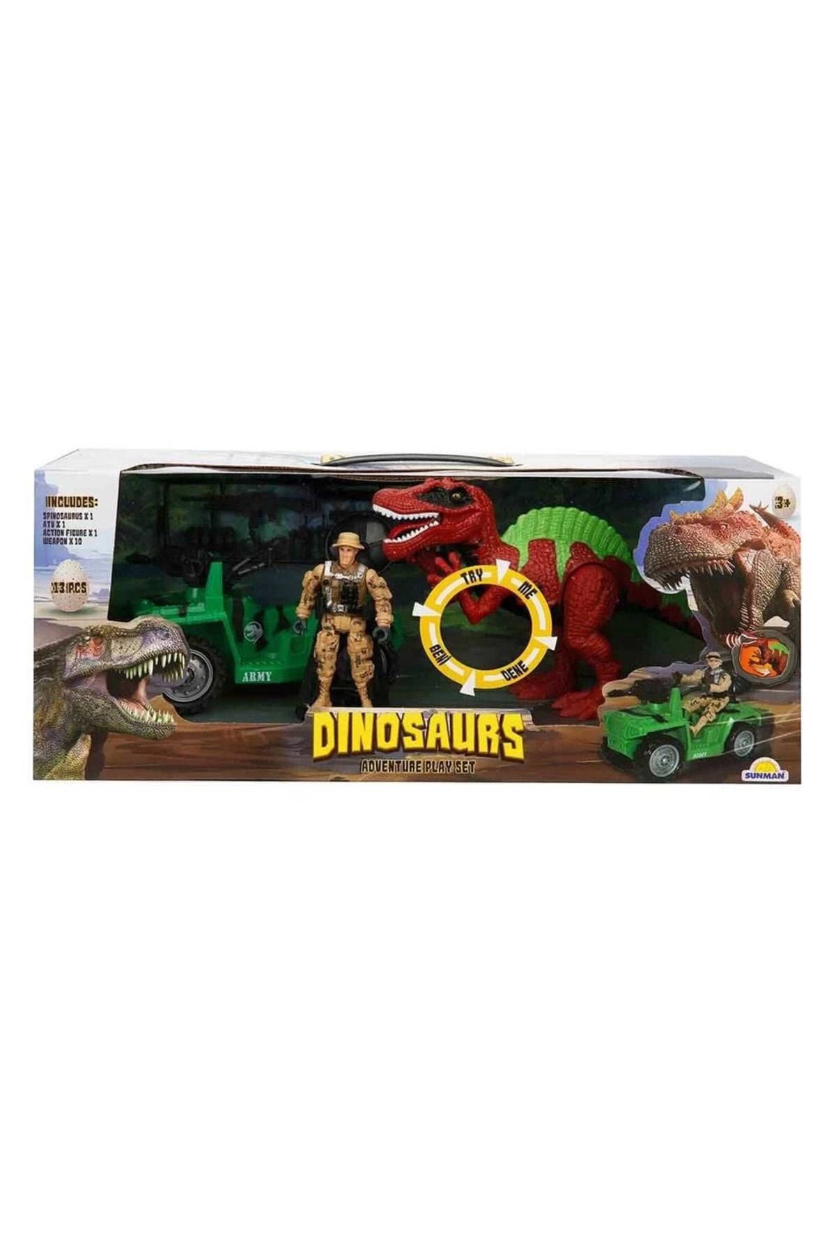 Angoravi Dinosaurs Dinozor Yakalayıcı Oyun Seti 13 Parça