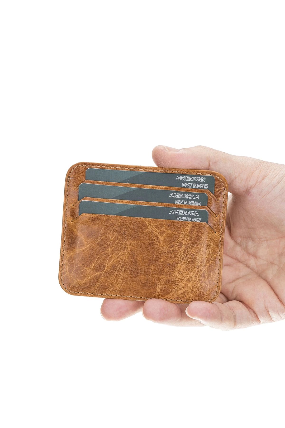 MELFSHOP Pedro Slim Deri Kartlık V18 Taba