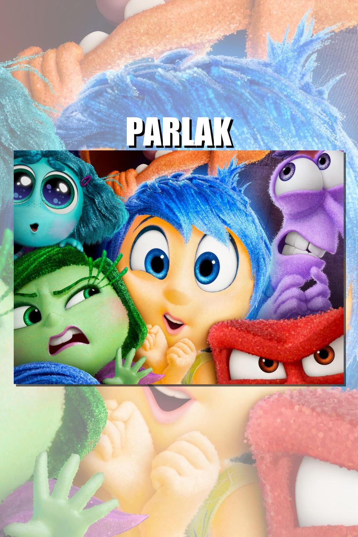 CALLWOOD Ters Yüz, Inside Out Çerçevesiz Animasyon Film Posteri - Duvar Kağıdı Yüksek Kaliteli Baskı