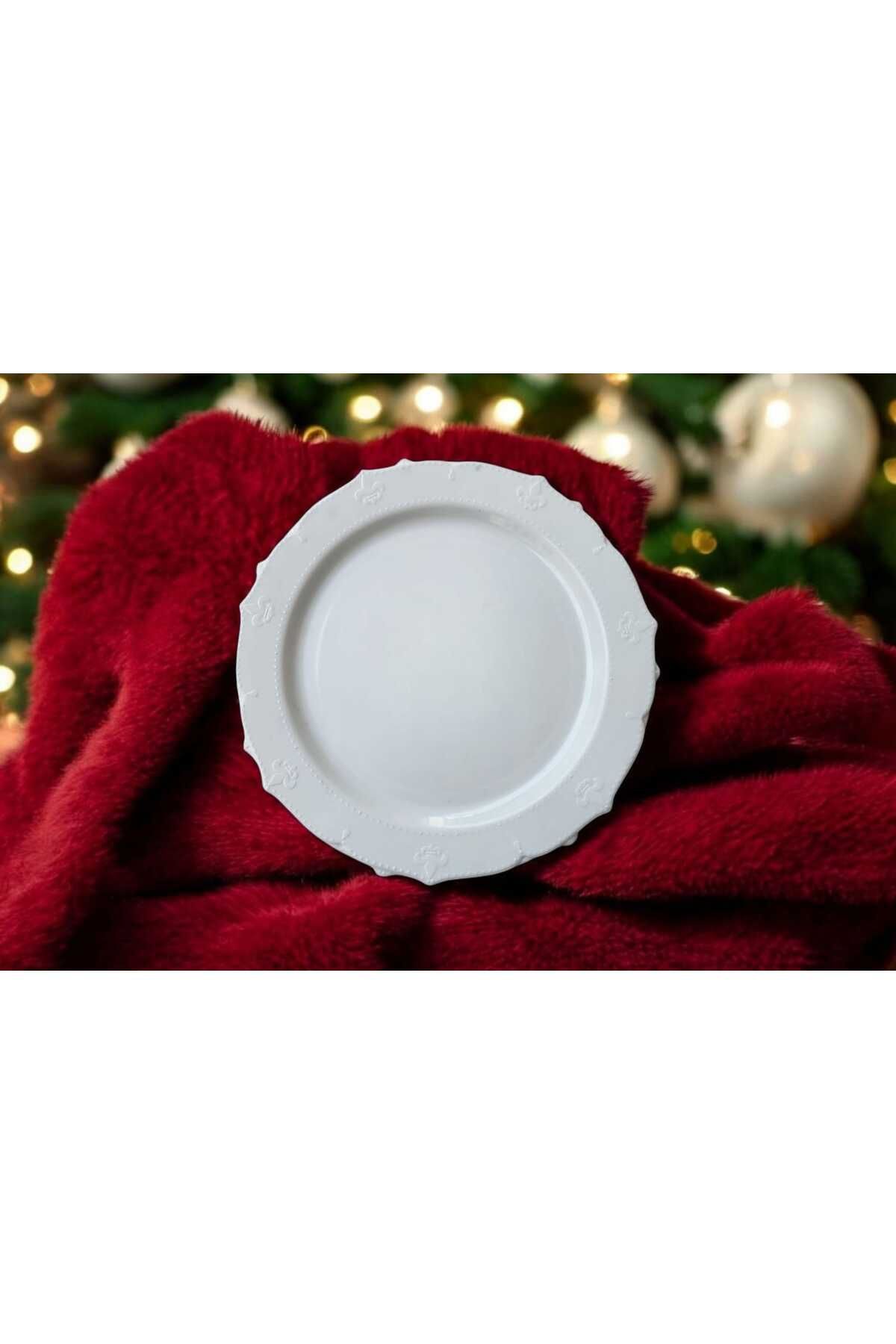 Evinizin Yardımcısı Mika Tabak& Parti Tabak&parti Mika Tabak & BEYAZ 19 cm 6 adet