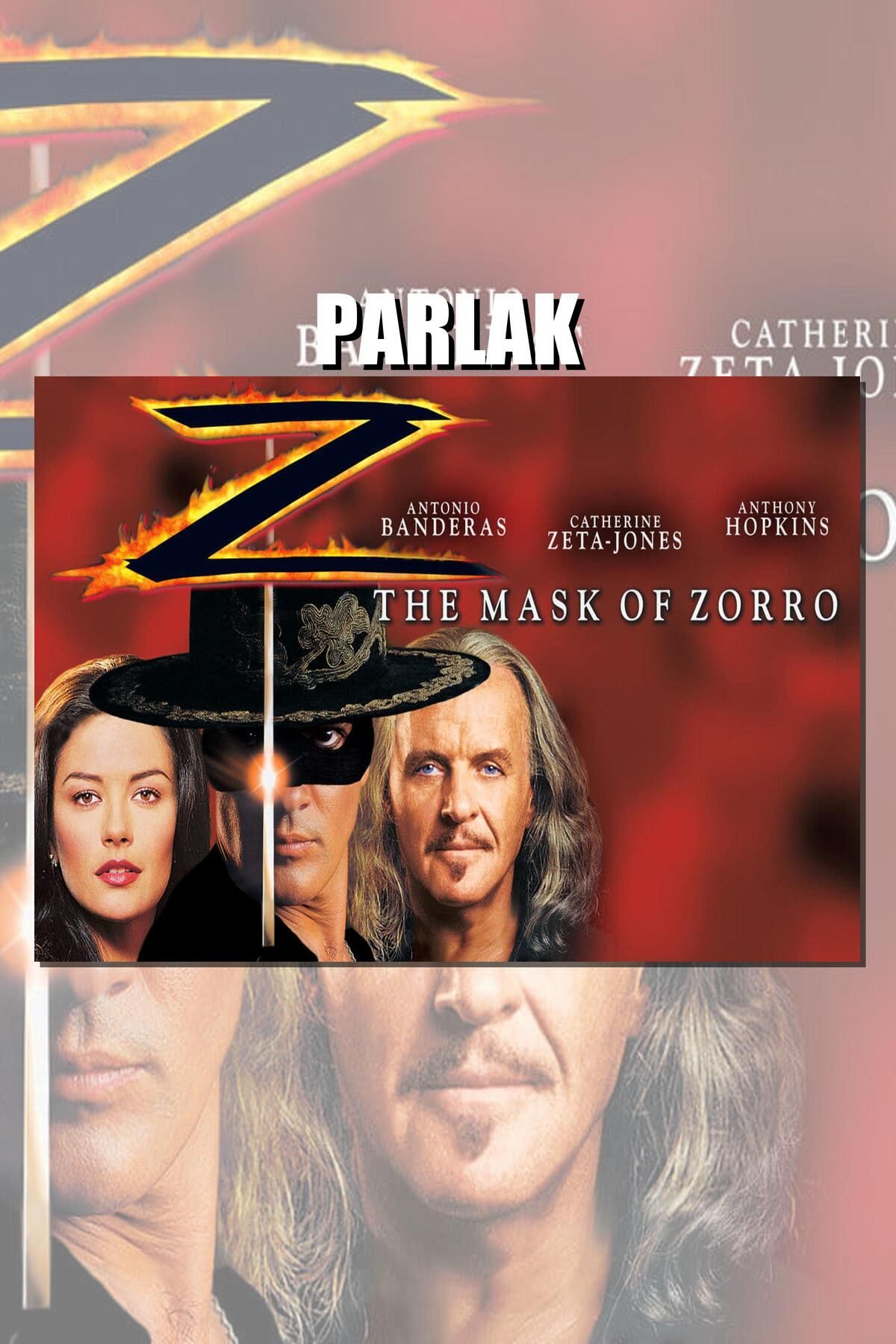 CALLWOOD Zorro Çerçevesiz Film Posteri - Duvar Kağıdı Yüksek Kaliteli Baskı