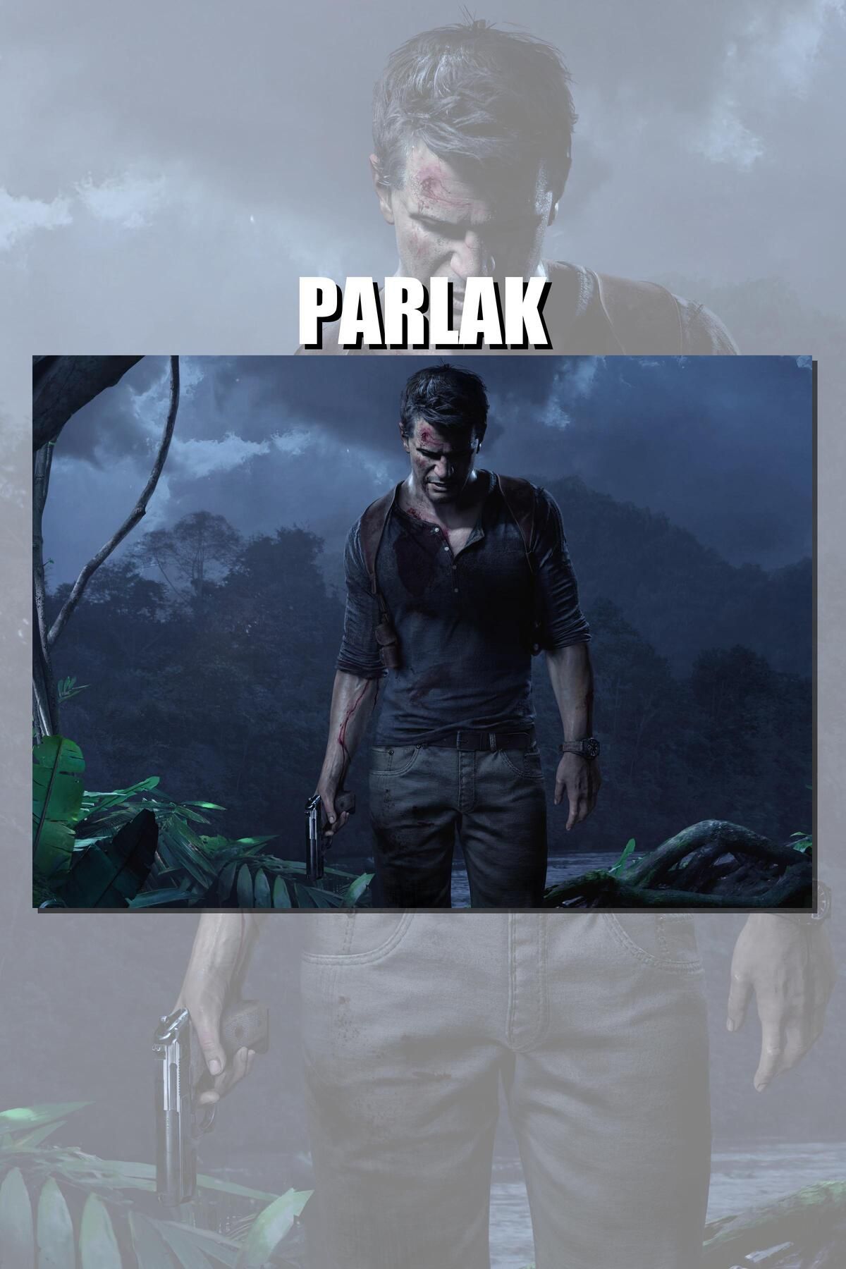 CALLWOOD Uncharted Serisi Çerçevesiz Oyun Posteri - Duvar Kağıdı Yüksek Kaliteli Baskı