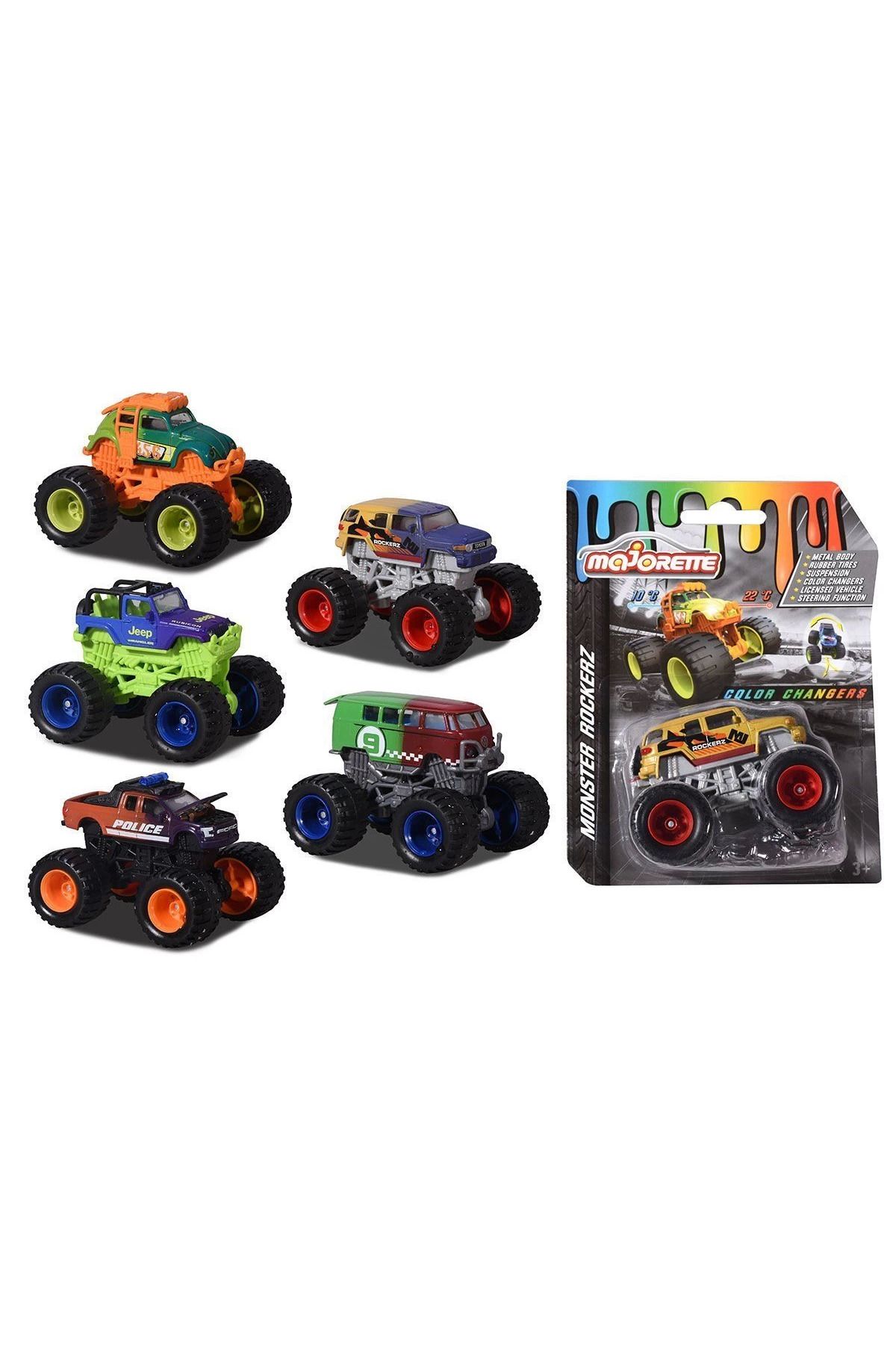 Angoravi 212057257 Renk Değiştiren Monster Rockerz - 1 adet fiyatıdır