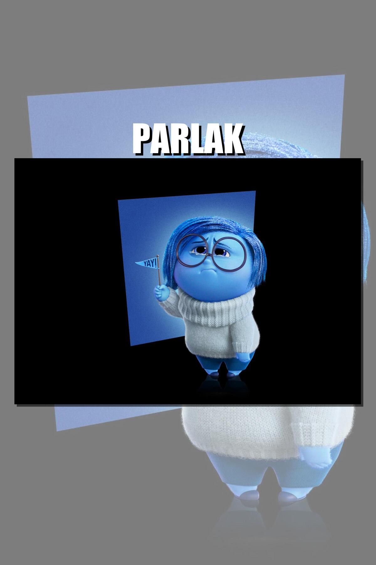 CALLWOOD Ters Yüz, Inside Out Çerçevesiz Animasyon Film Posteri - Duvar Kağıdı Yüksek Kaliteli Baskı