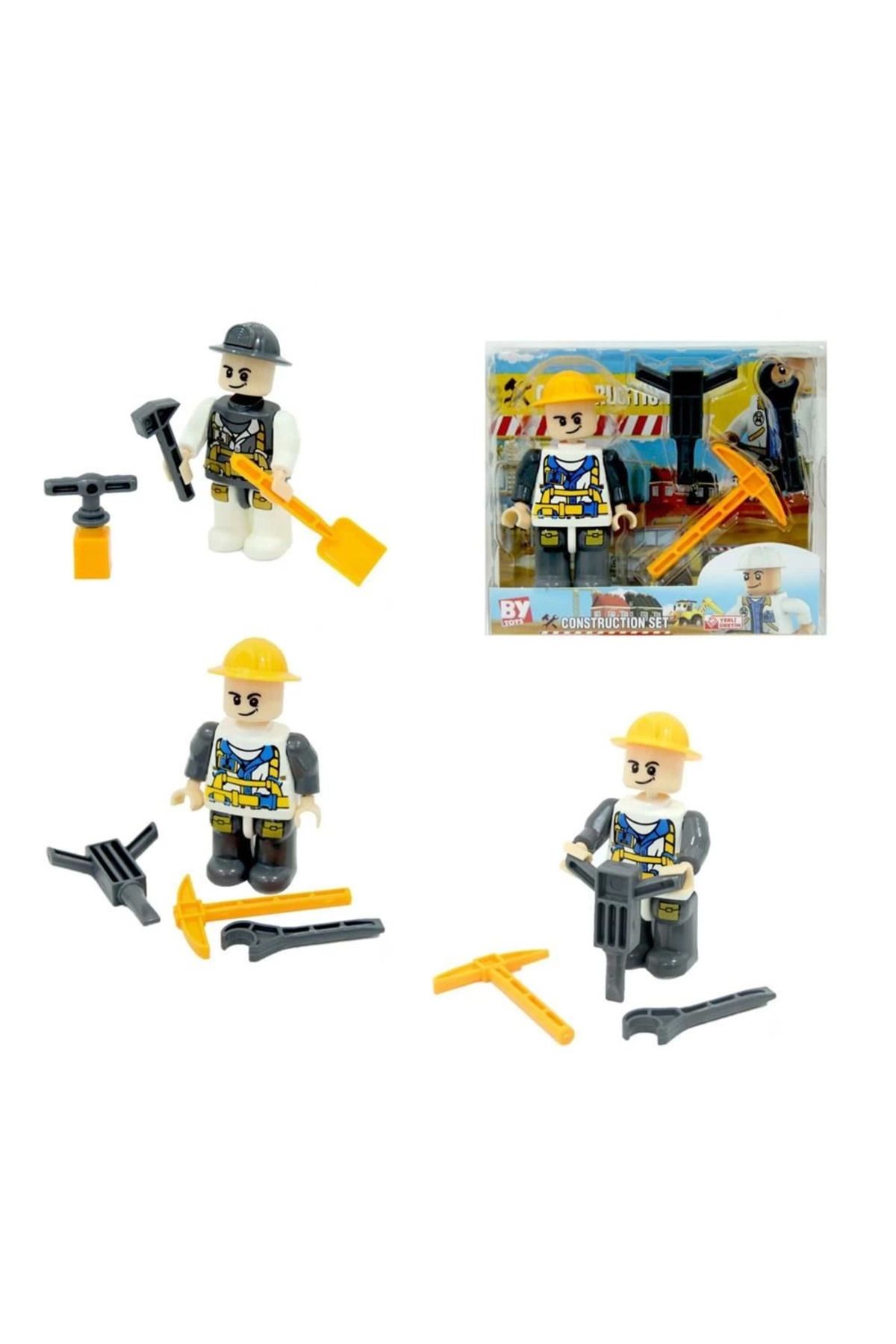 MT29 GİYİM Construction Işçi Figürü Lego Seti