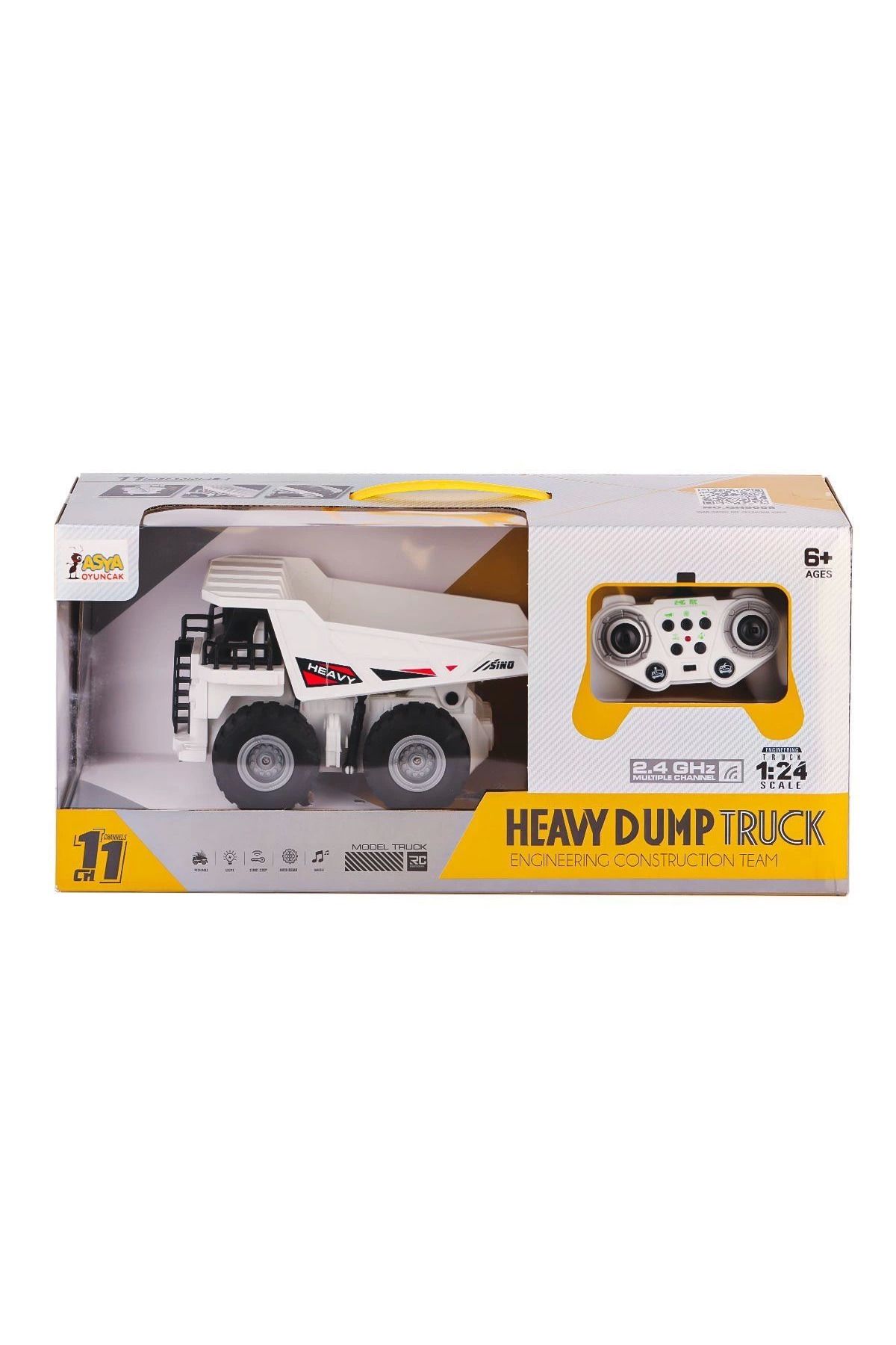 MT29 GİYİM A8196-QH9008 Kumandalı Ağır Döküm Kamyon 1:24 -Asya Oyuncak