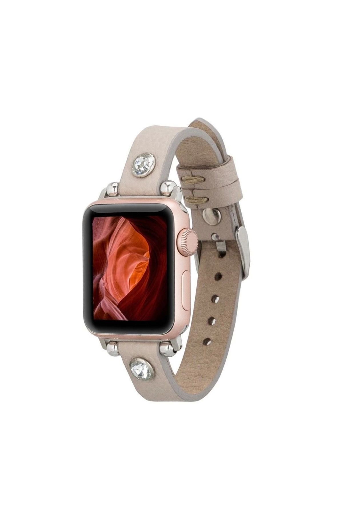 Angoravi Apple Watch Uyumlu Deri Kordon Visby 38-40-41mm ERC3