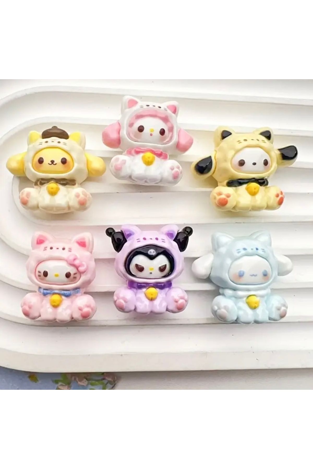 SANRIO Mini Figür | My Melody, Kuromi, Hello Kitty, Cinnamoroll Oyuncak Figür Süs ( Karışık )