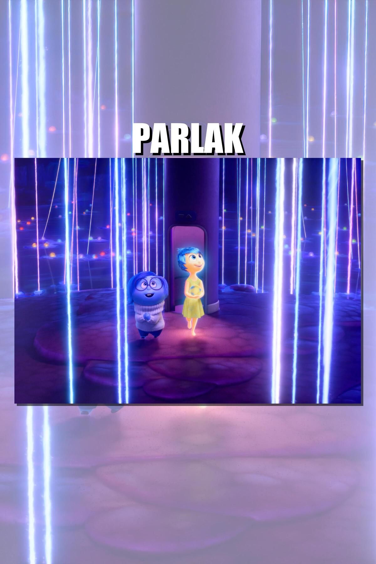 CALLWOOD Ters Yüz, Inside Out Çerçevesiz Animasyon Film Posteri - Duvar Kağıdı Yüksek Kaliteli Baskı