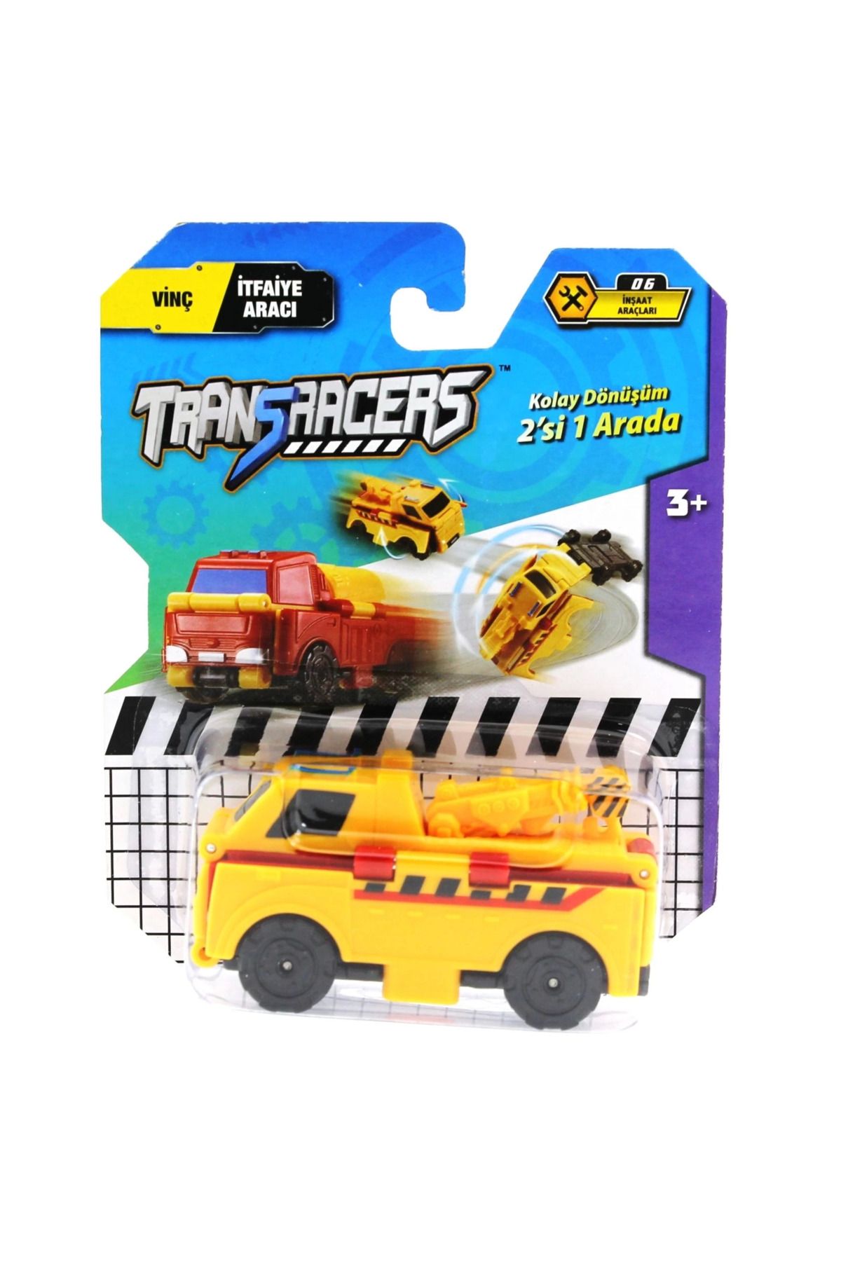 ÖYKÜ VE YİĞİT Transracers Dönüşen Araçlar Vinç / İtfaiye Aacı