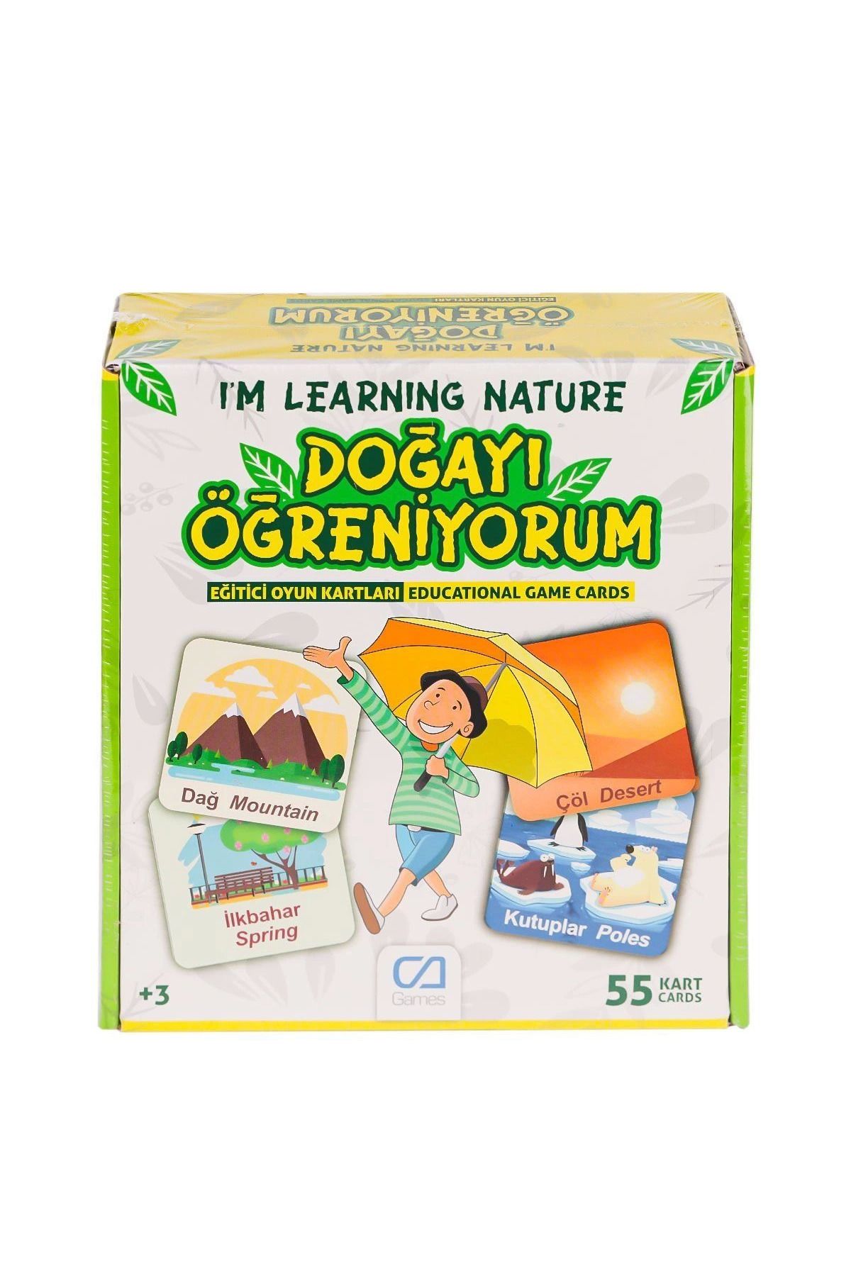 hayalimsah CAEGT-5053 Doğayı Öğreniyorum Eğitici Oyun Kartları