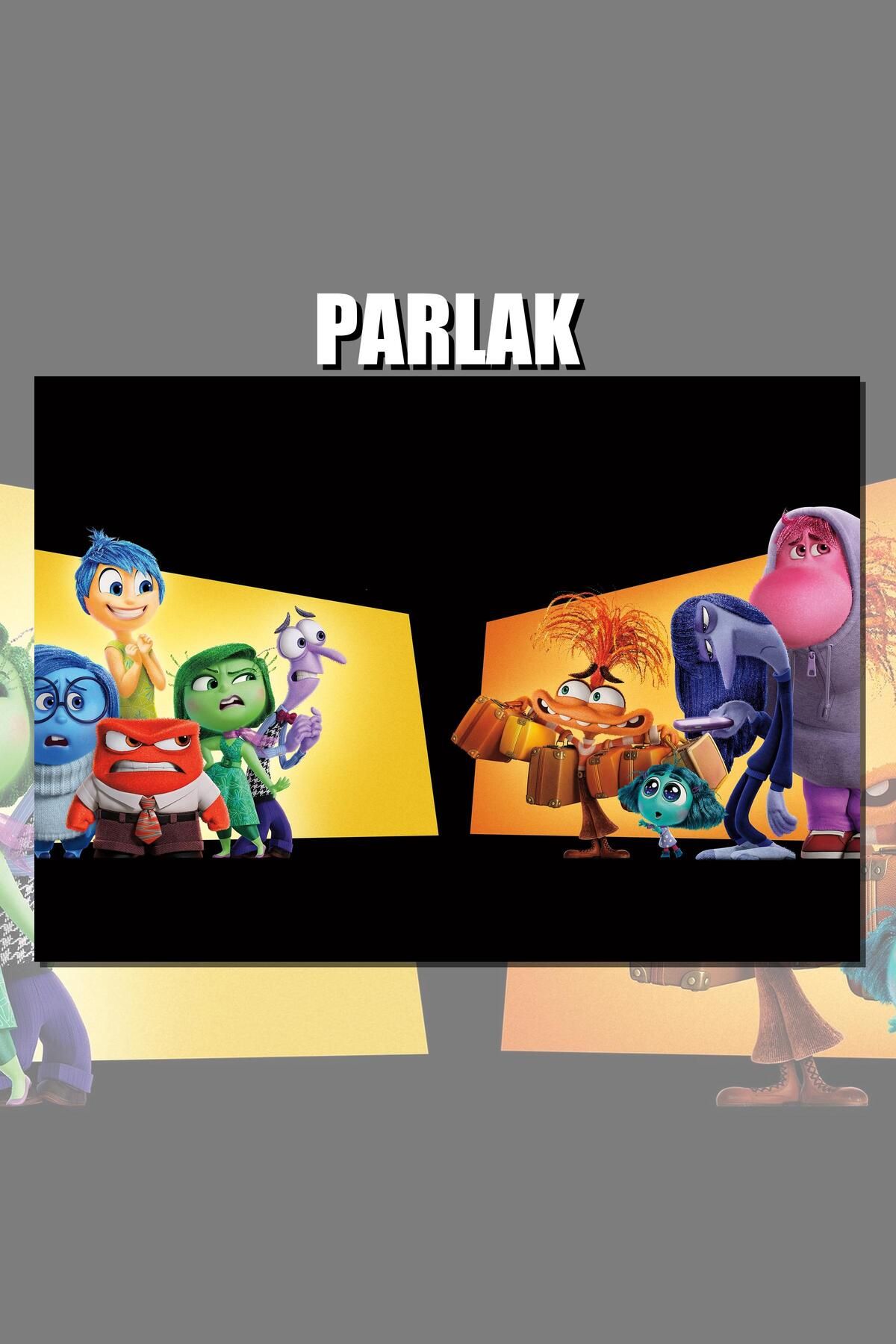 CALLWOOD Ters Yüz, Inside Out Çerçevesiz Animasyon Film Posteri - Duvar Kağıdı Yüksek Kaliteli Baskı