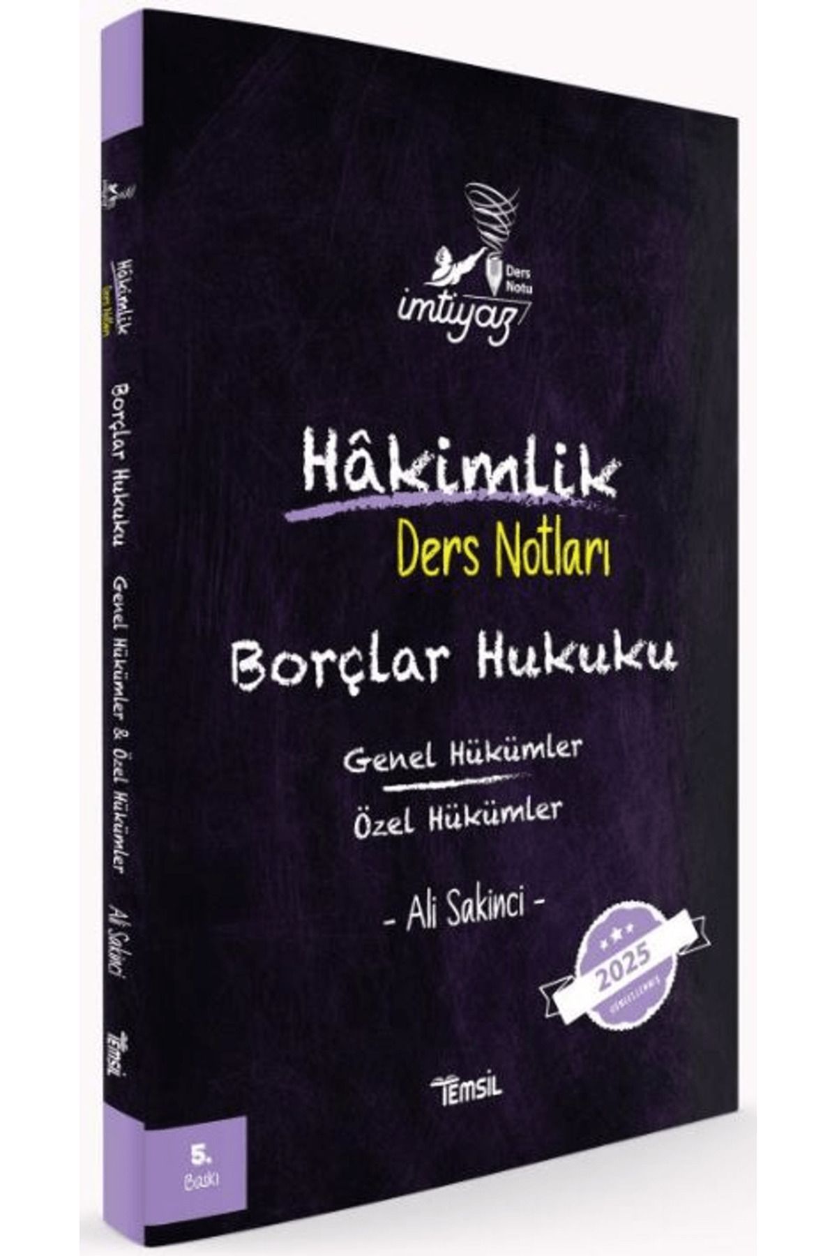 Temsil Kitap İmtiyaz Borçlar Hukuku Genel Hükümler - Özel Hükümler Hakimlik Ders Notları /