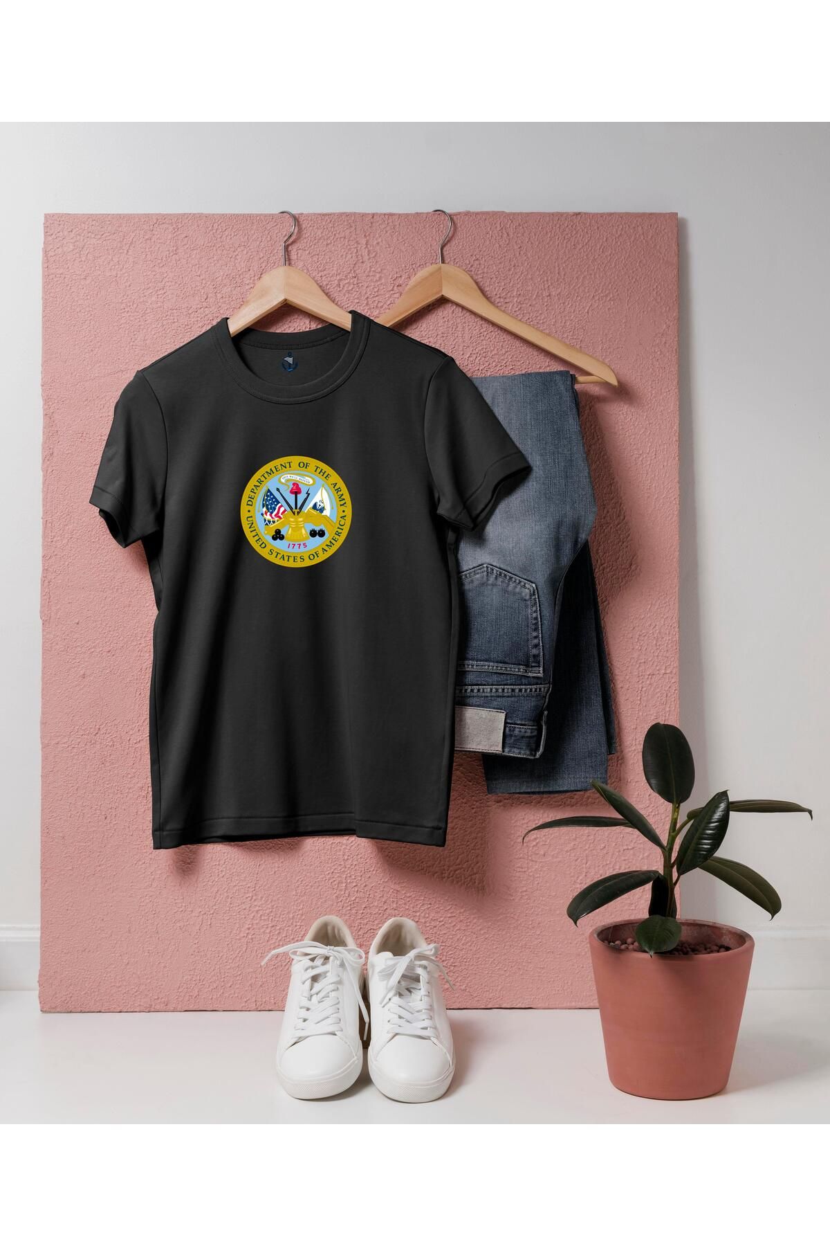 bahriyeli.jpeg Oversize USA Department of Army Tasarım unisex T-shirt