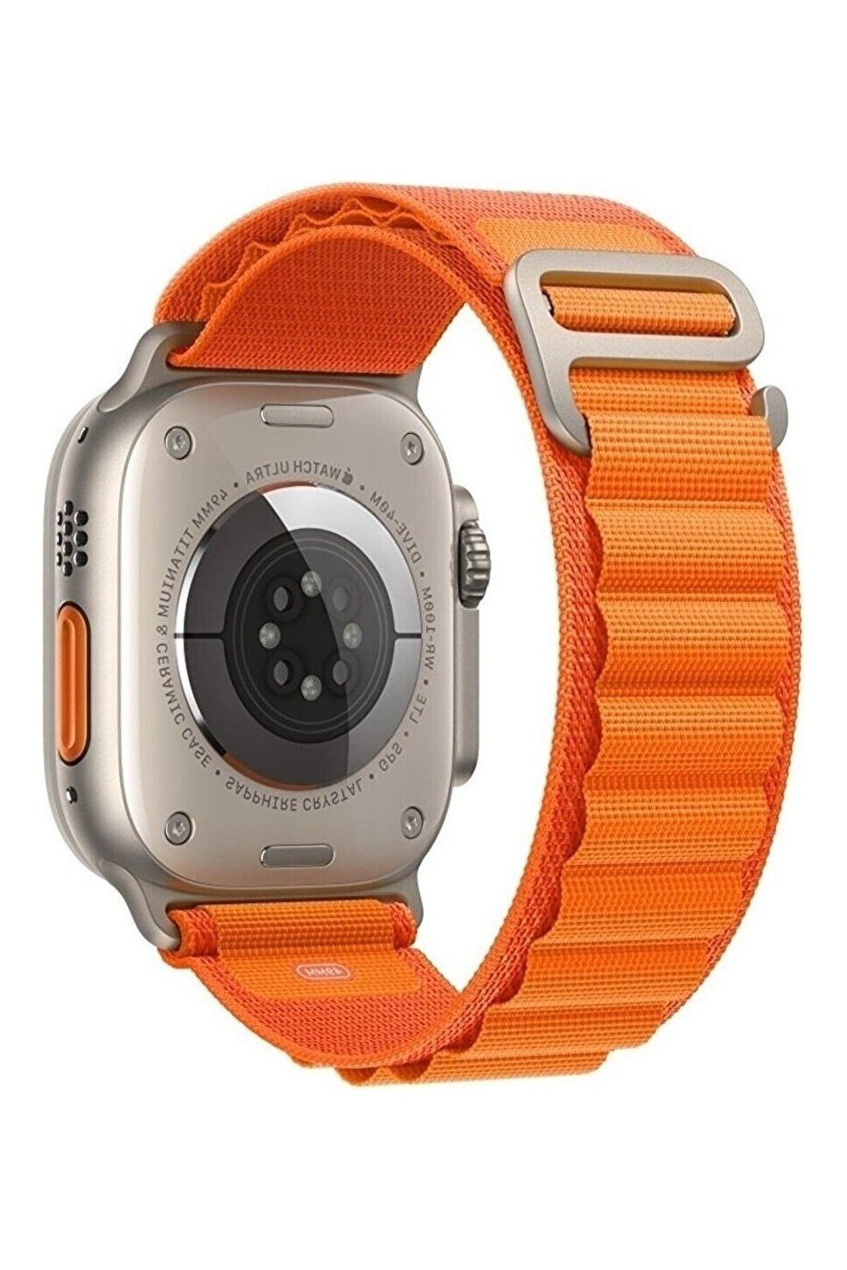 Dmay Apple Watch Seri 1/2/3/4/5/6/7/8/se/ultra 42MM 44MM 45MM 49MM Dikişsiz Kumaş Alpine Loop Kordon