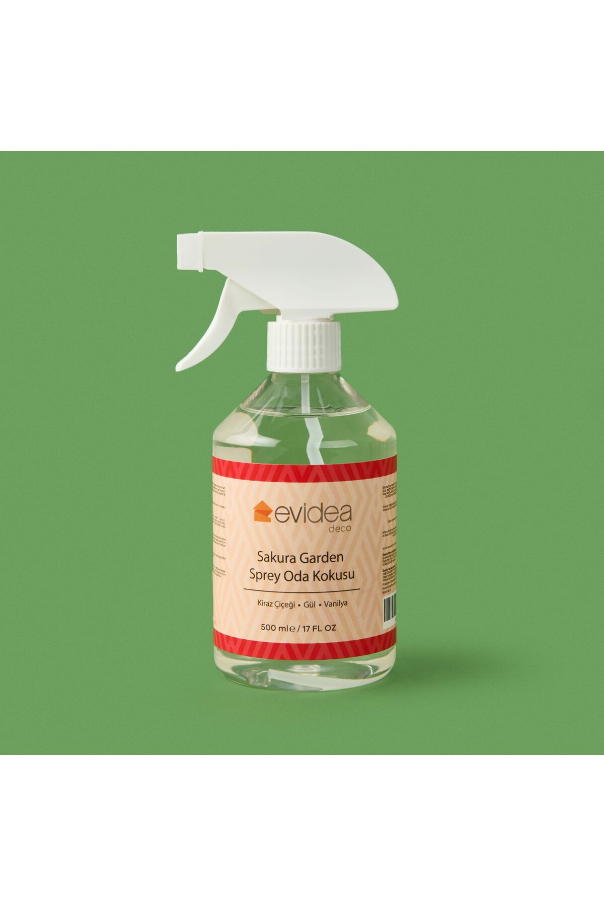 ASPARTAM Deco Sakura Garden Sprey Oda Kokusu - Şeffaf - 500 ml