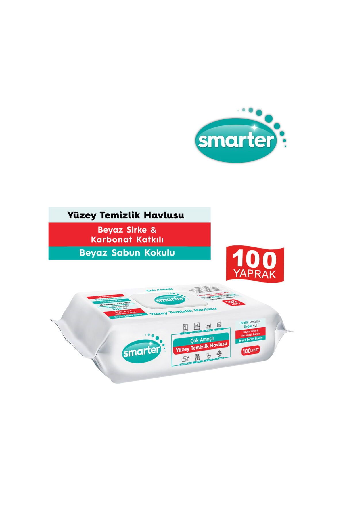 MATMEL 100'lü Yüzey Temizlik Havlusu - Beyaz