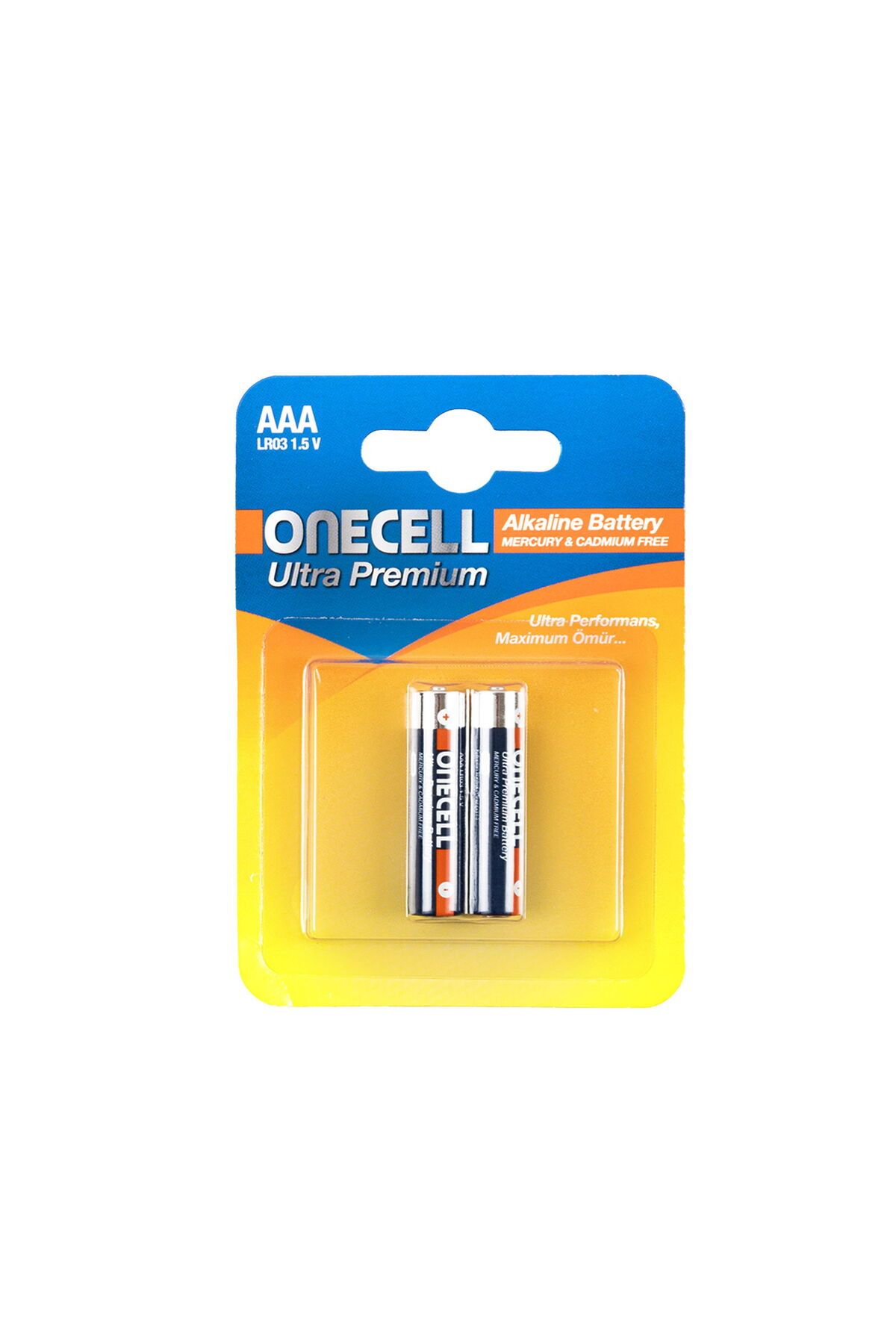 ASPARTAM Onecelll Ultra Premium Alkalin 1,5 V. 2'li AAA Boy Pil