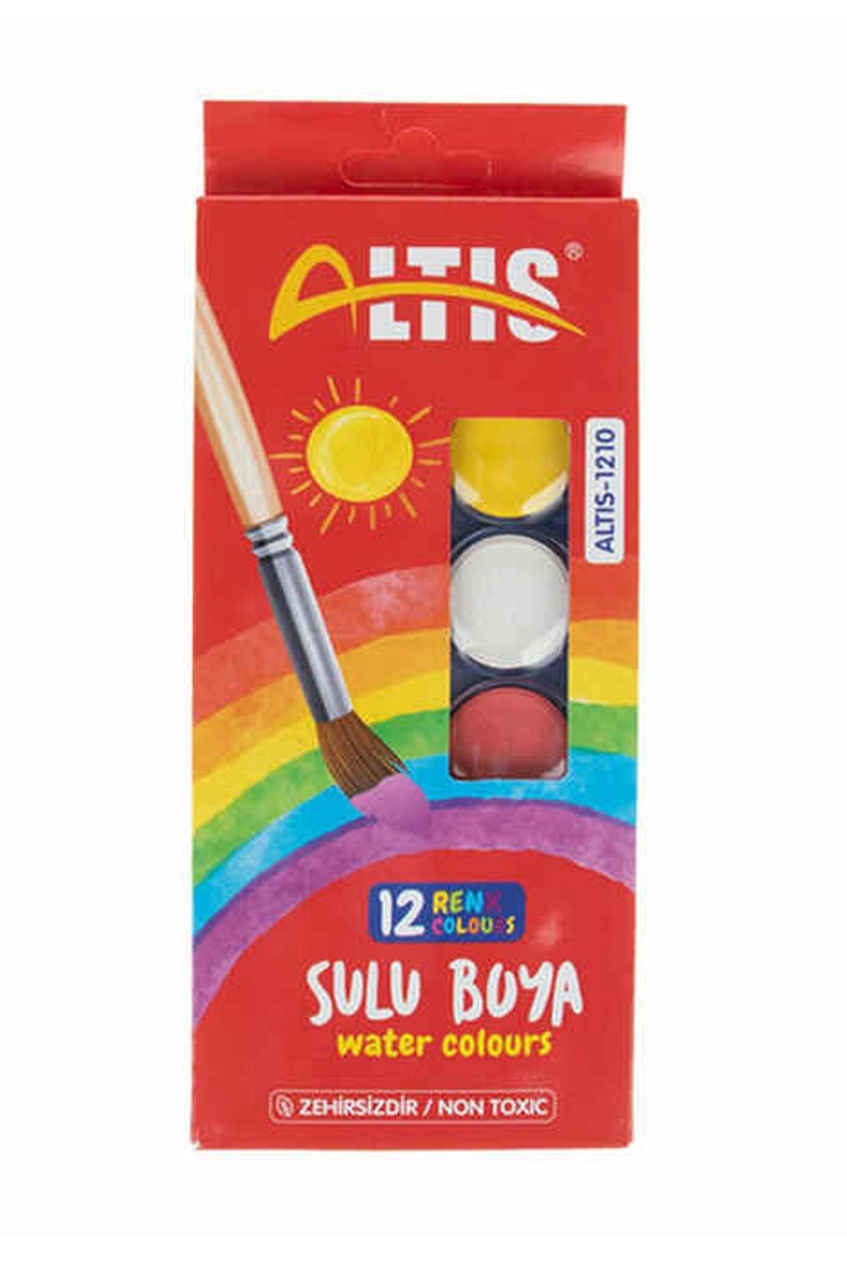PRATİKOBA Sulu Boya Büyük Boy 12'li