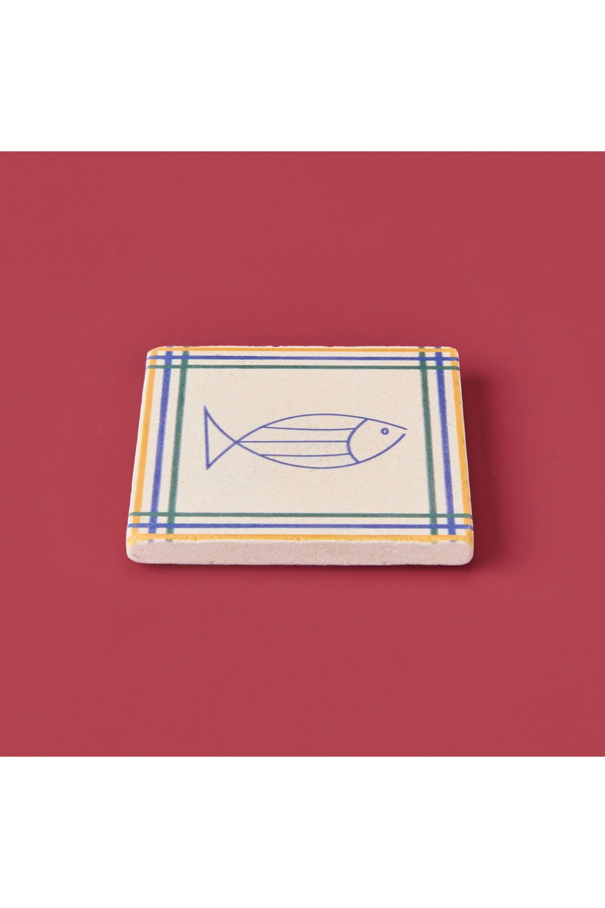 ASPARTAM Kitchen Fish Bardak Altlığı - Renkli - 10 cm