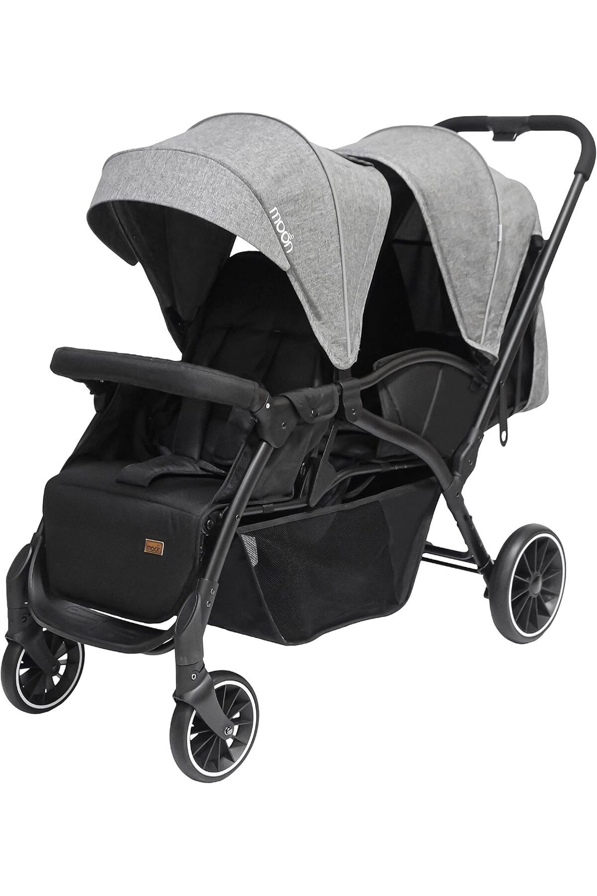 THE MOON-Dois Tandem/twin Stroller – Easyfold Tandem Baby Trolley – Double Stroller 1