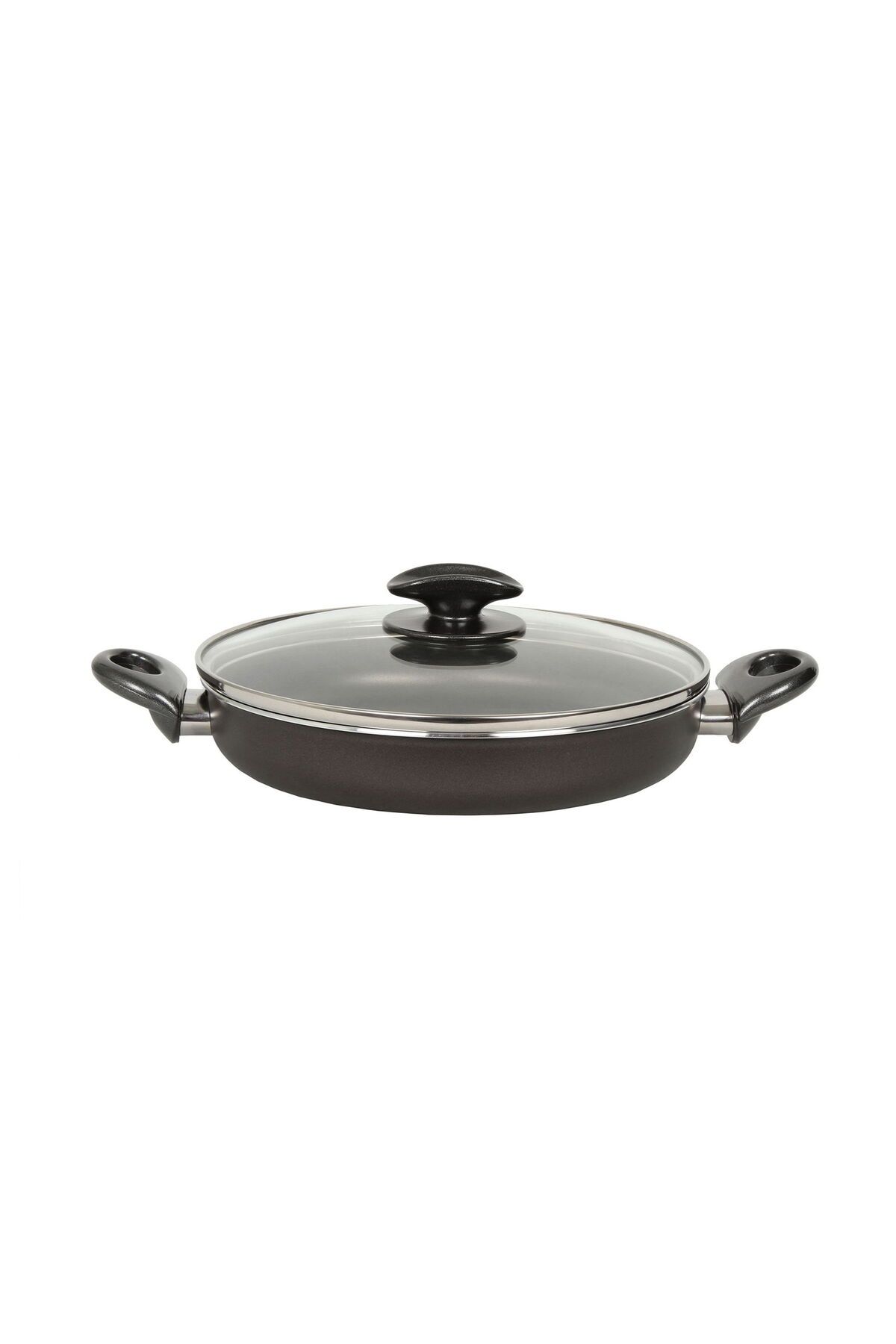 ASPARTAM Mehtapp Onyx Çift Taraf Teflon Tava - Siyah - 22 cm