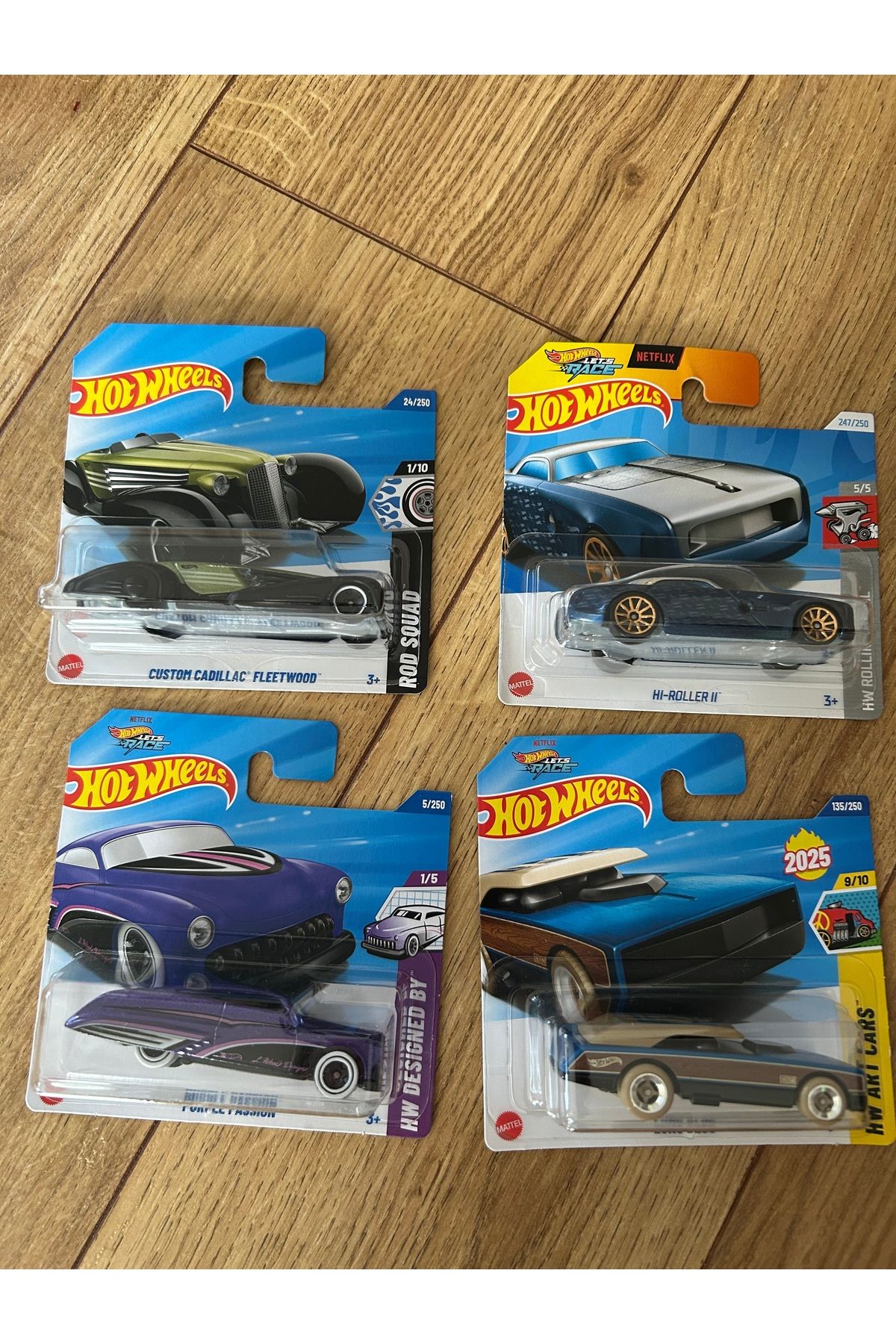 Hotwhells Hotwheels 4 adet araba
