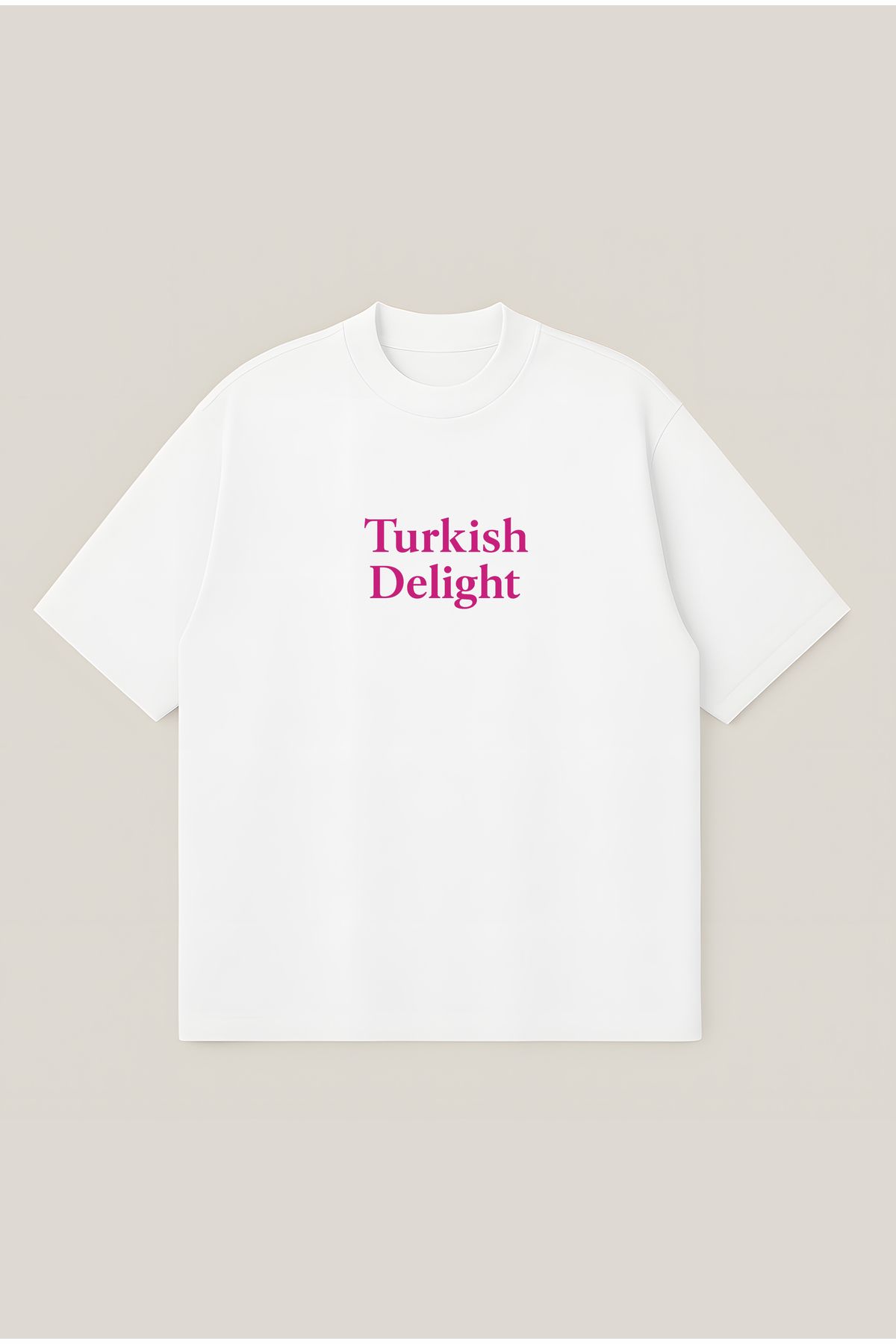Moon Dancer Turkish Delight Unisex Oversize Baskılı Boxy Fit Kalın Kumaşlı T-shirt