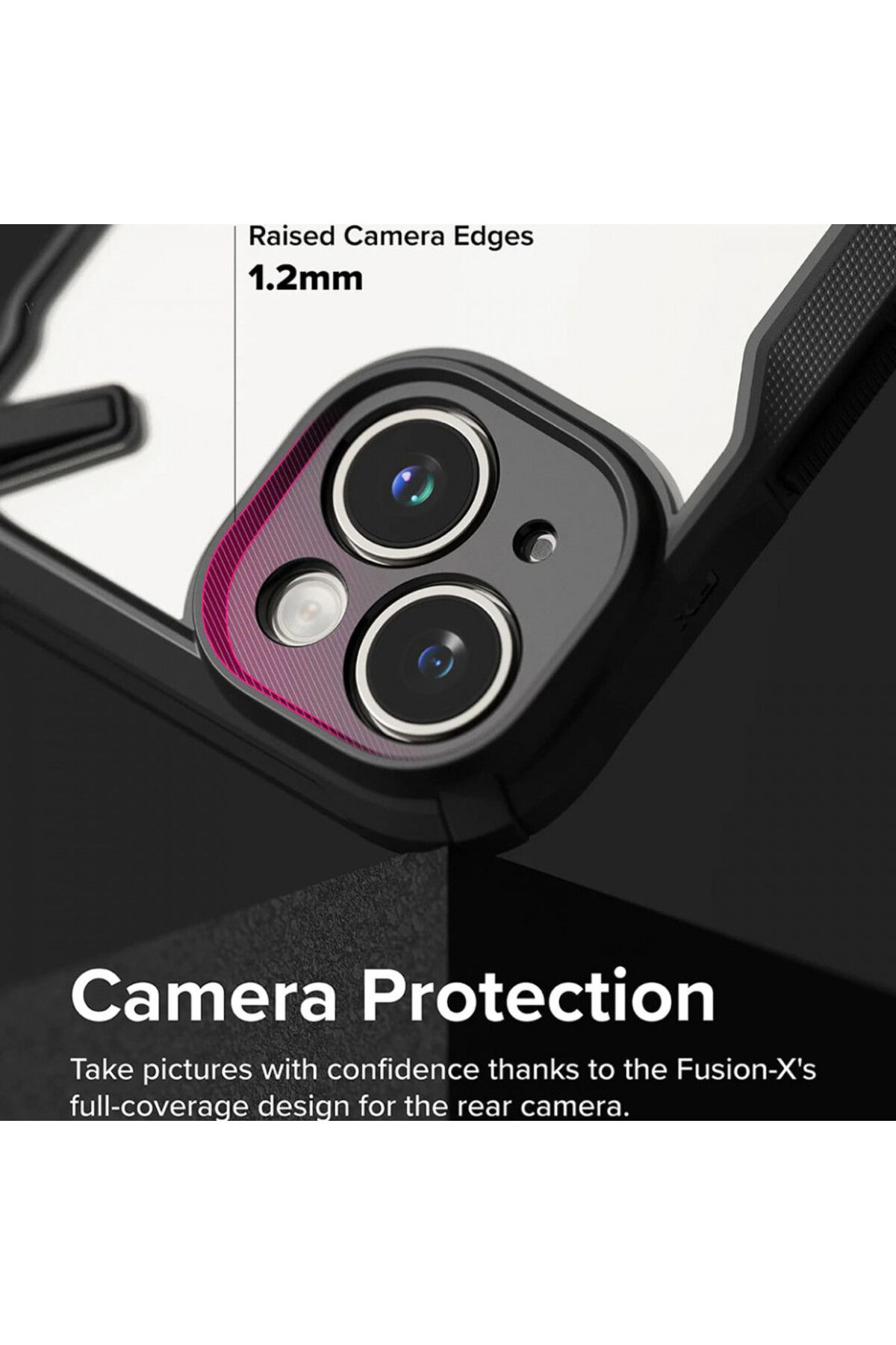 Ringke-IPhone 15 Plus Case - Ringke Fusion X - Black 6