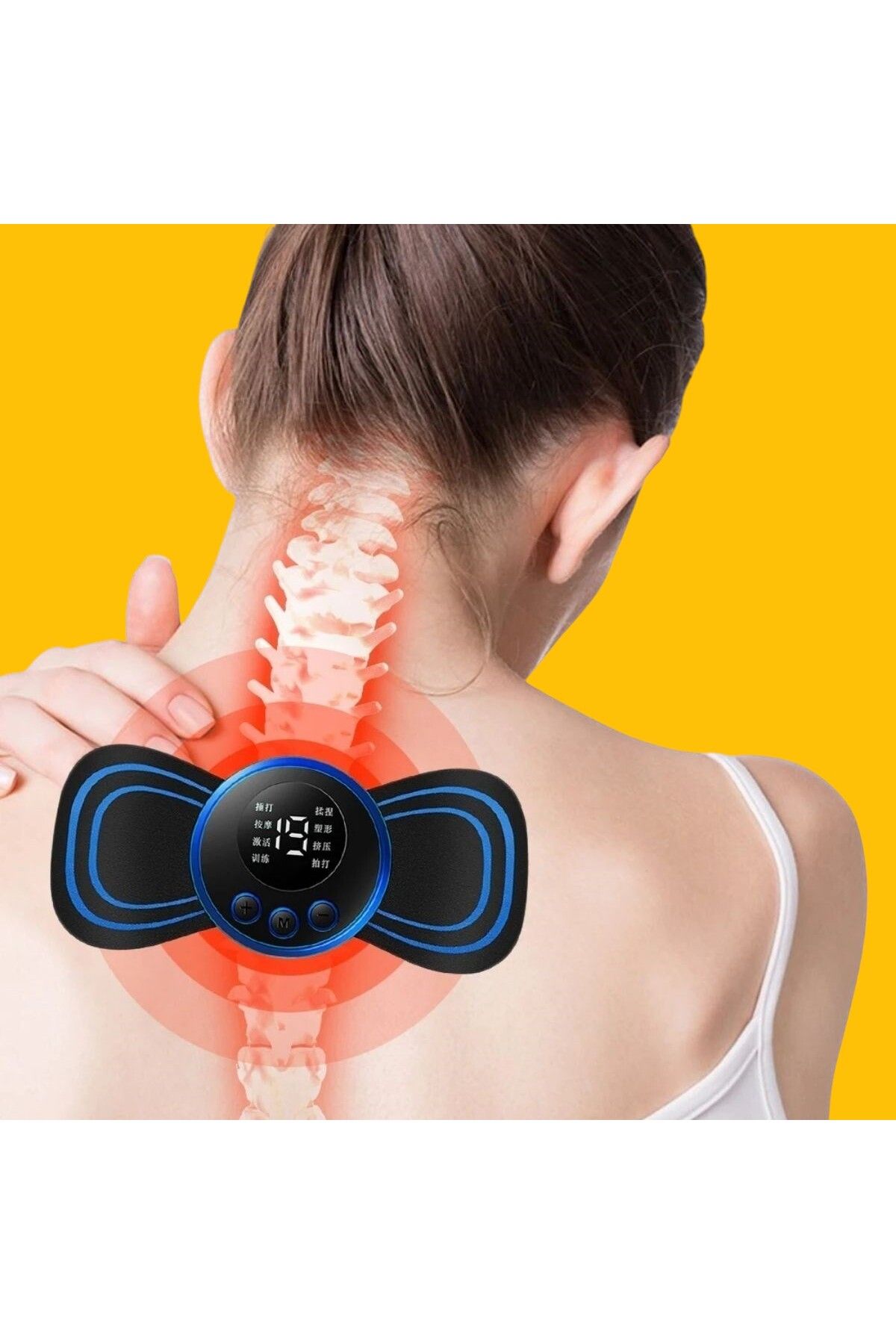 PratikAI Titreşimli USB Şarjlı Mini Elektrikli Kelebek Masaj Aleti | Taşınabilir & Rahatlatıcı