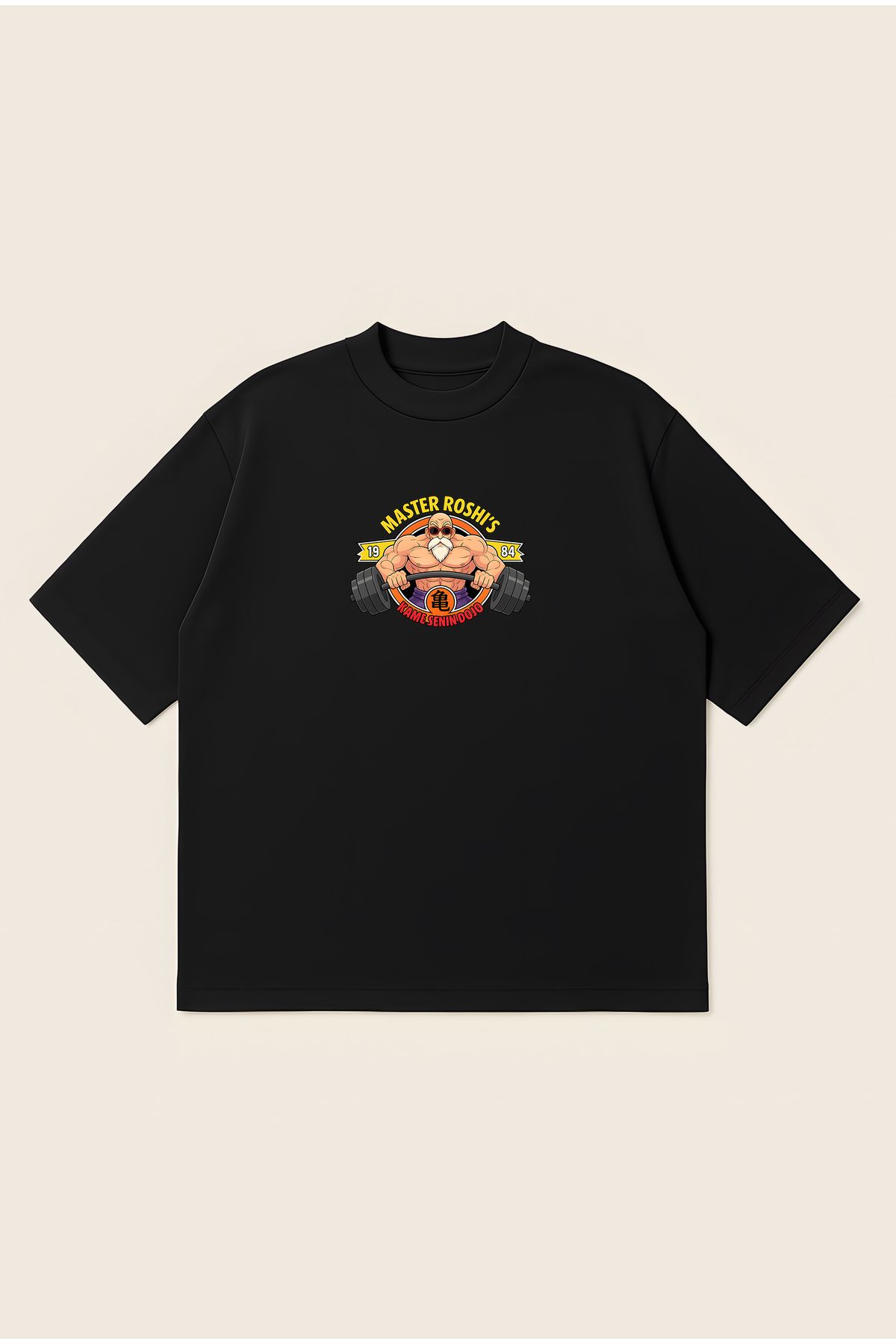 Moon Dancer Master Rochi Unisex Oversize Baskılı Boxy Fit Kalın Kumaşlı T-shirt