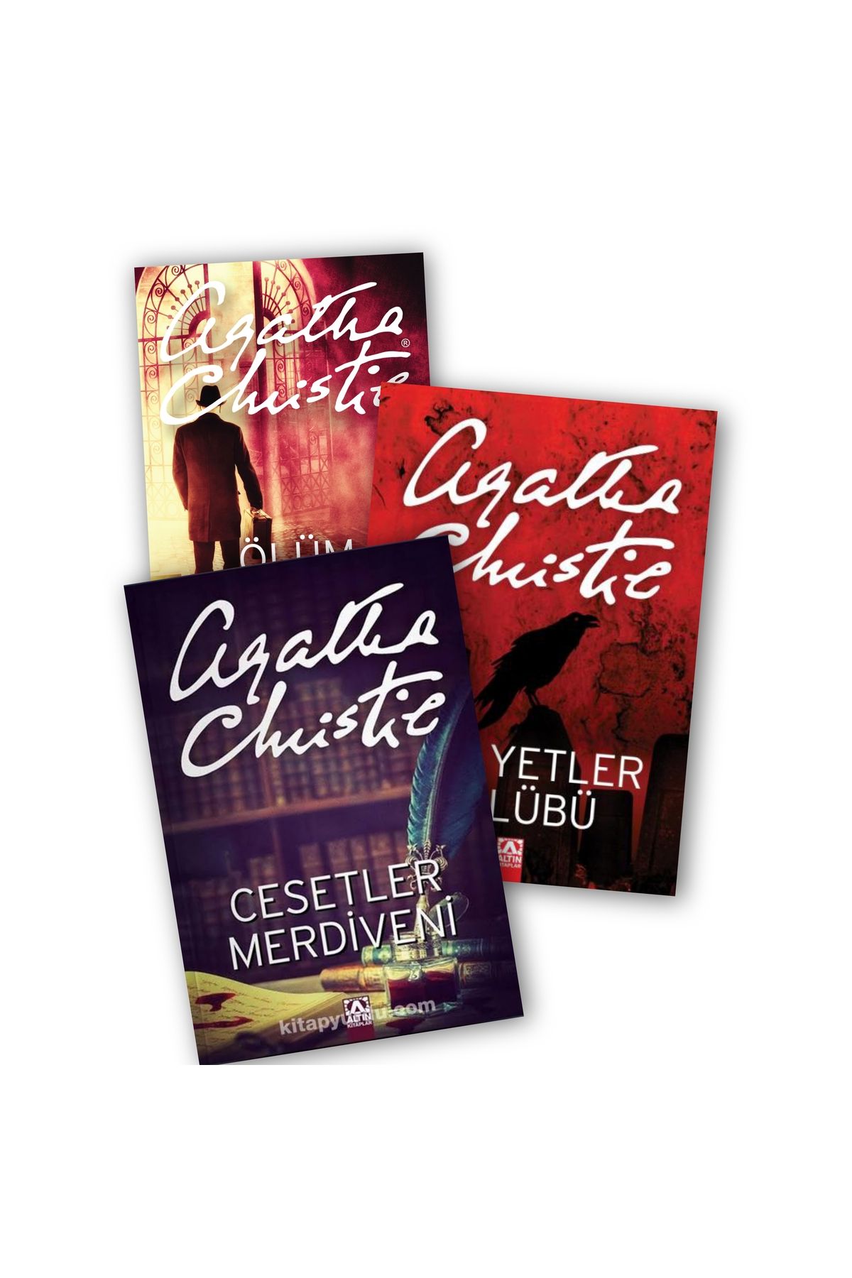 Altın Kitaplar Marple 1. Üçleme Ölüm Çığlığı - Cinayetler Kulübü -cesetler Merdiveni Agatha Christie
