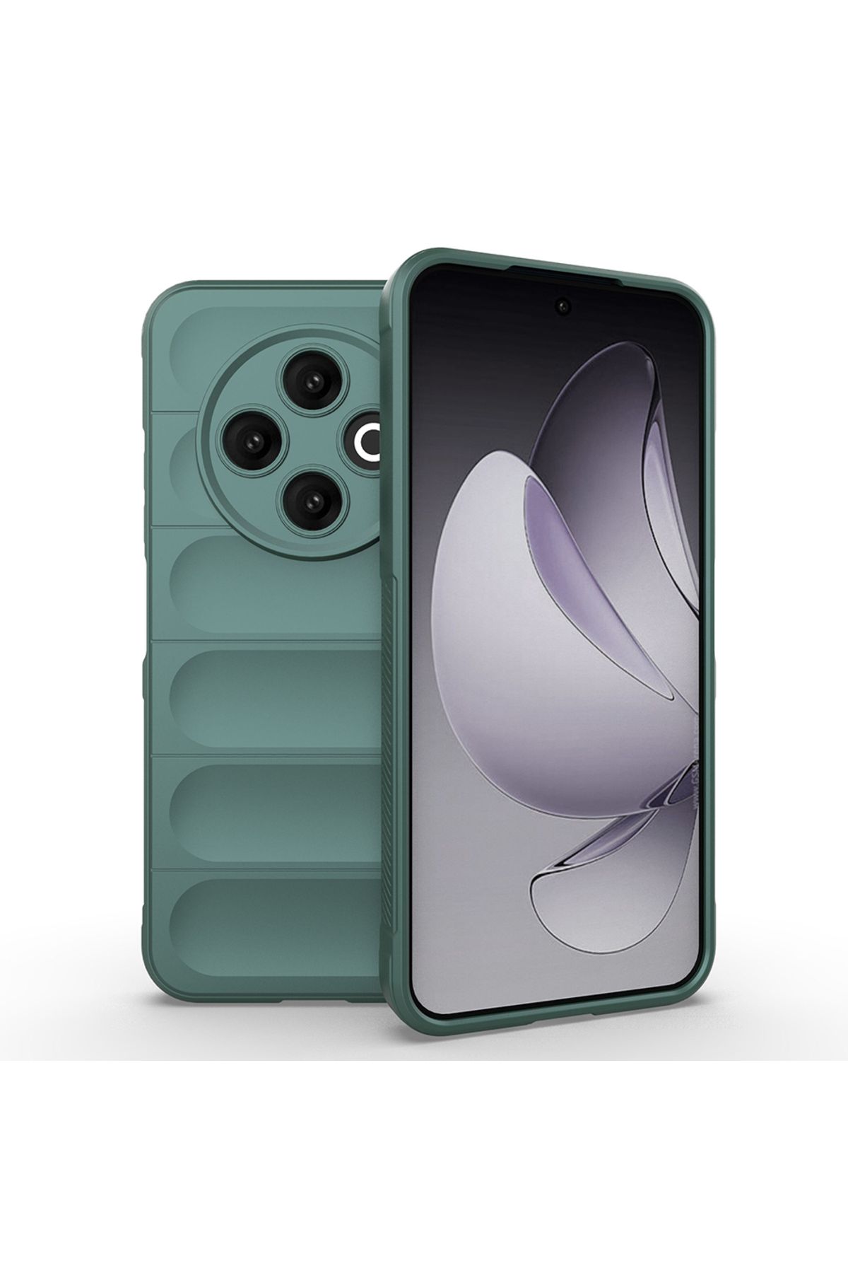 SKYARC Tecno Spark 30C 4G Kılıf Esnek TPU Oyuklu Arka Yüzey Tasarımlı Etnik Silikon Kapak