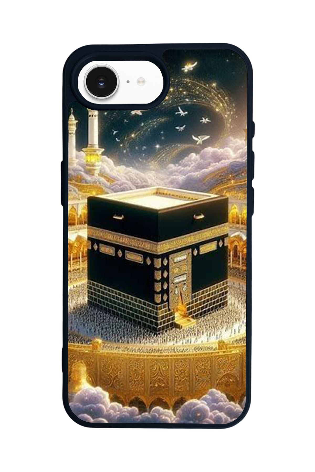BGAKSESUAR Apple iPhone 16E Siyah Silikon Kılıf Çiziklere ve Darbelere Karşı Koruma