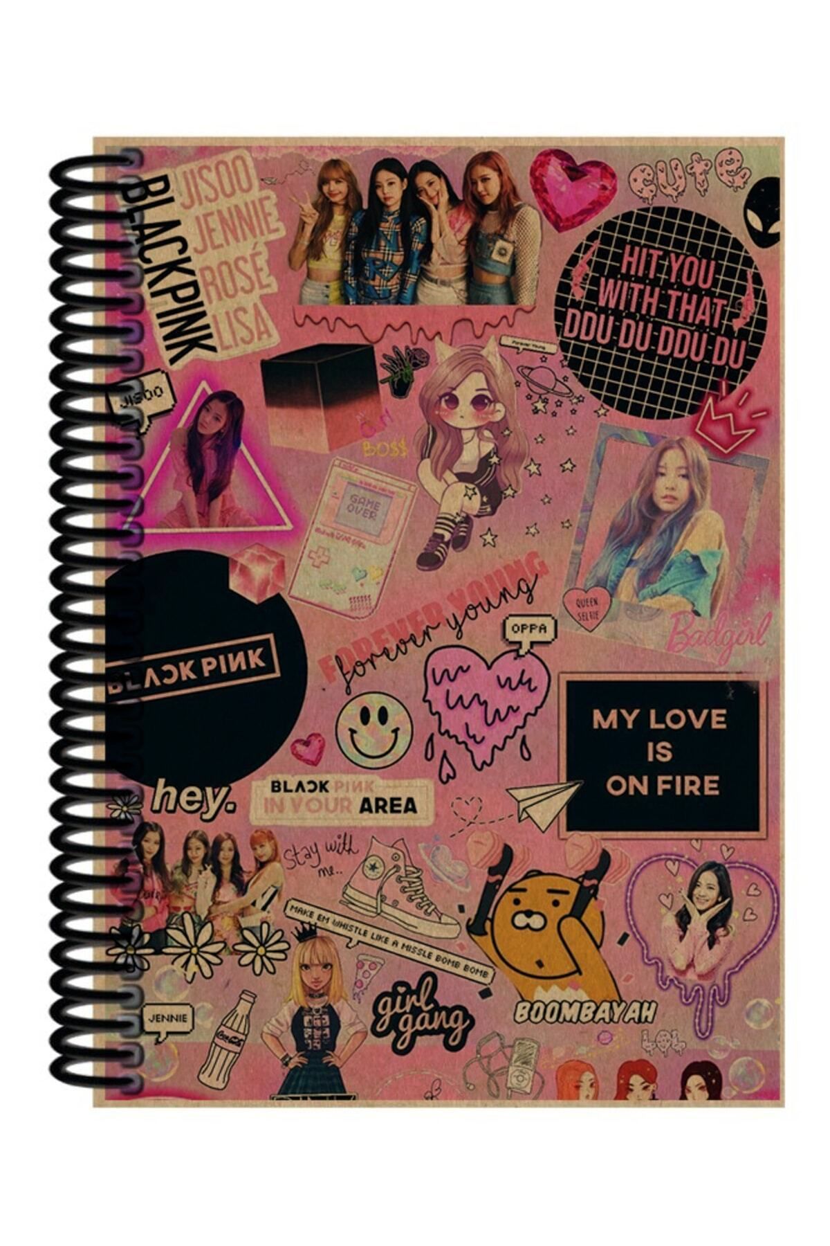 Ludios "a5 Spiralli Defter Bilekpinko - Çizgisiz, 200 Sayfa | Sketch, Günlük, Notlar"