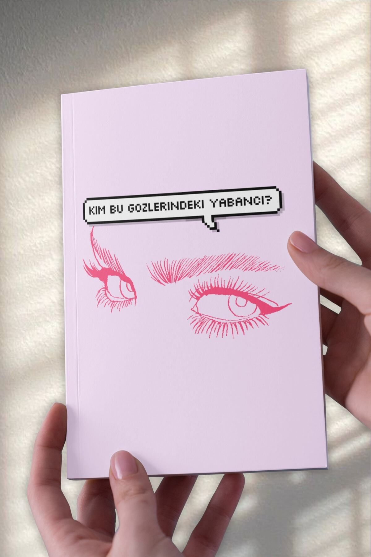 Ludios Kim Bu Gözlerindeki A5 Çizgisiz Defter (50 Sayfa)