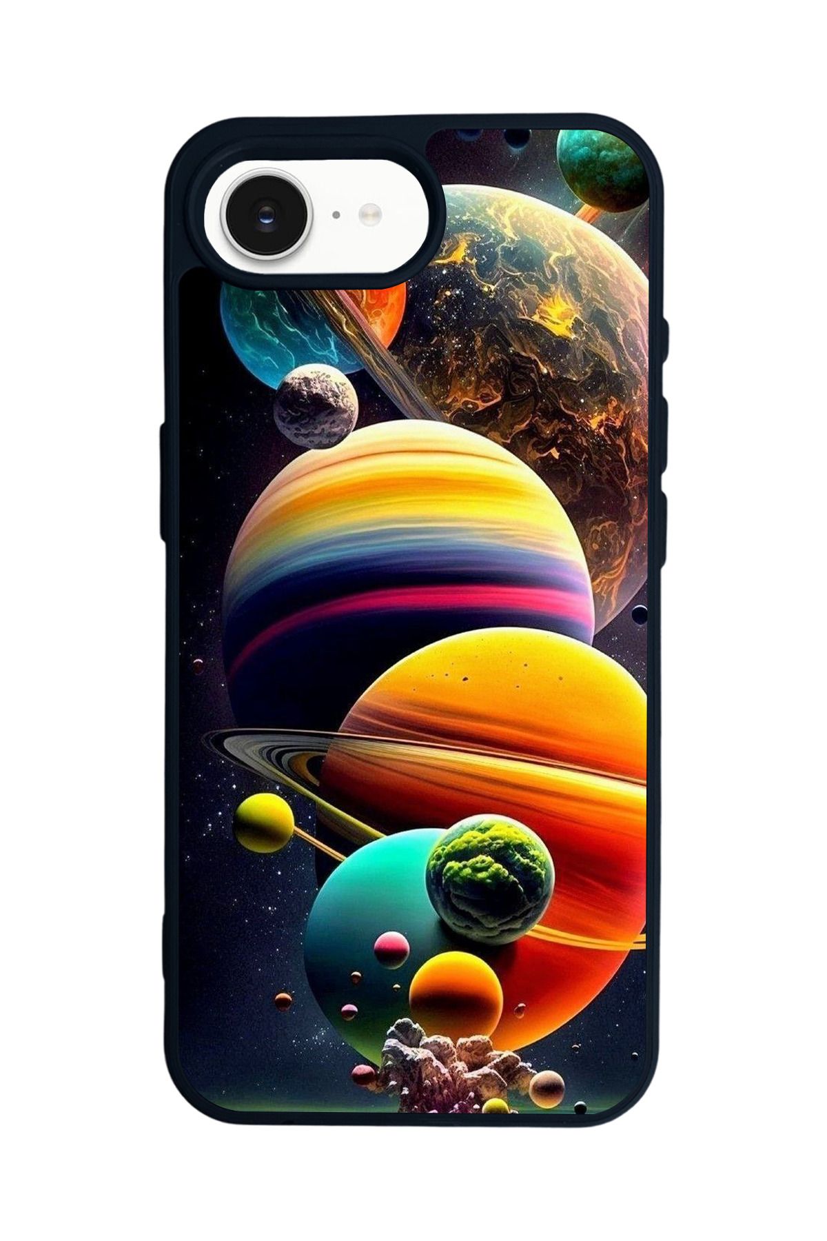 BGAKSESUAR Apple iPhone 16E Siyah Silikon Kılıf Çiziklere ve Darbelere Karşı Koruma