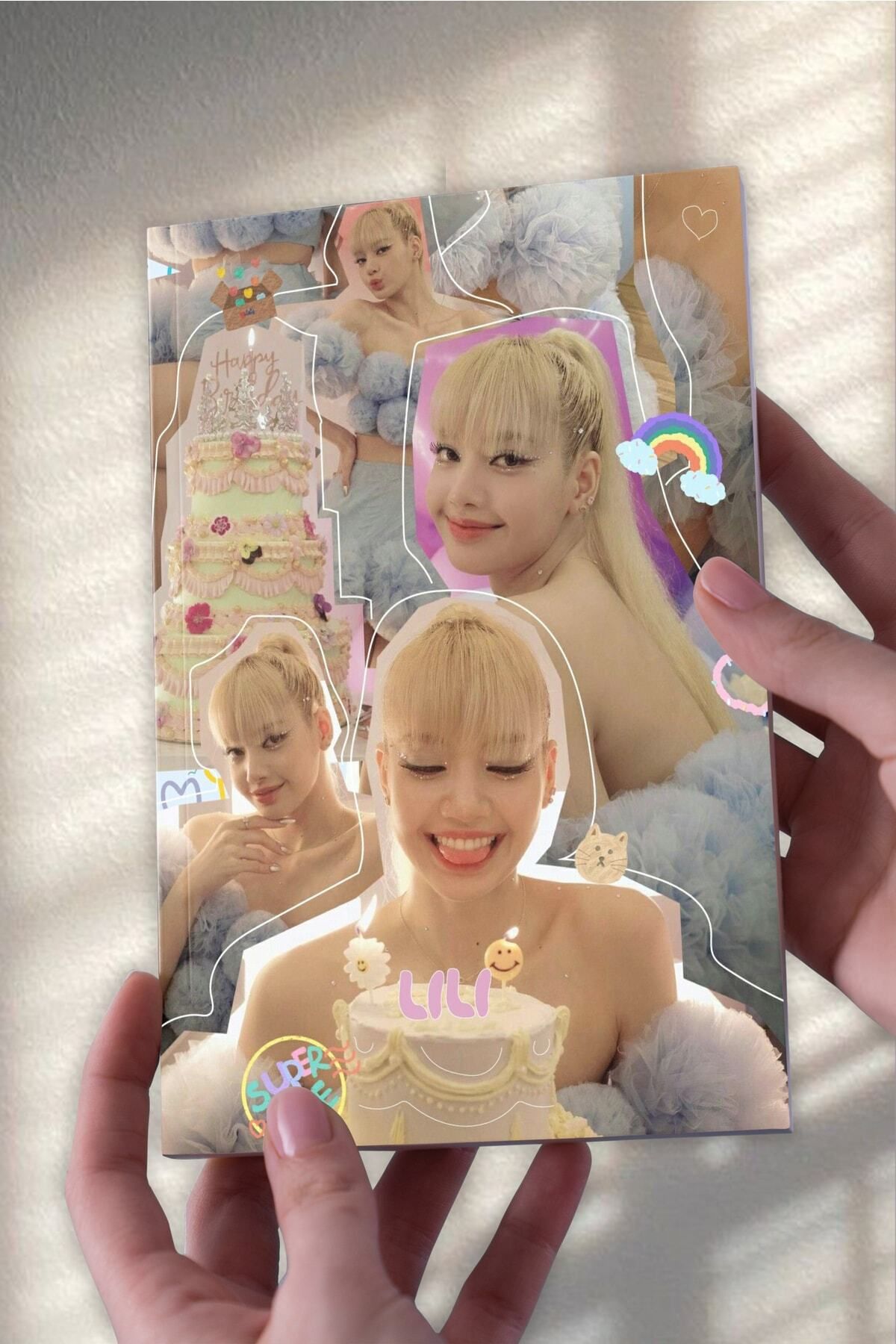 Ludios Blackpink Lili Kolaj A5 Çizgisiz Defter (50 Sayfa)